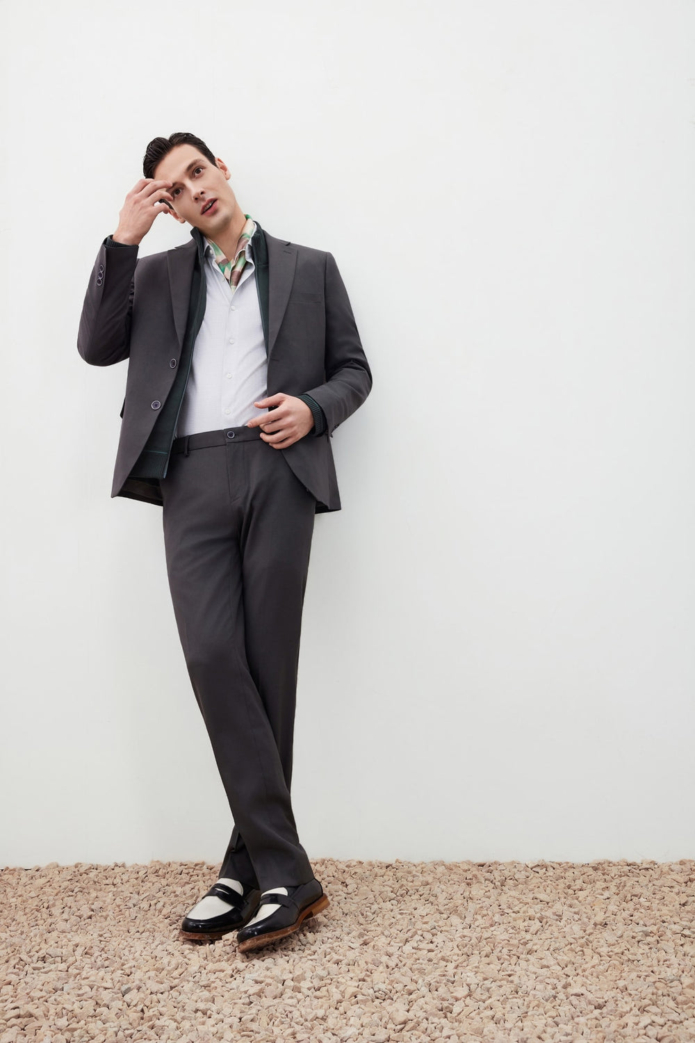 Teflon Stain-Resistant & Easy Care Smart Fit Twill Suit Blazer