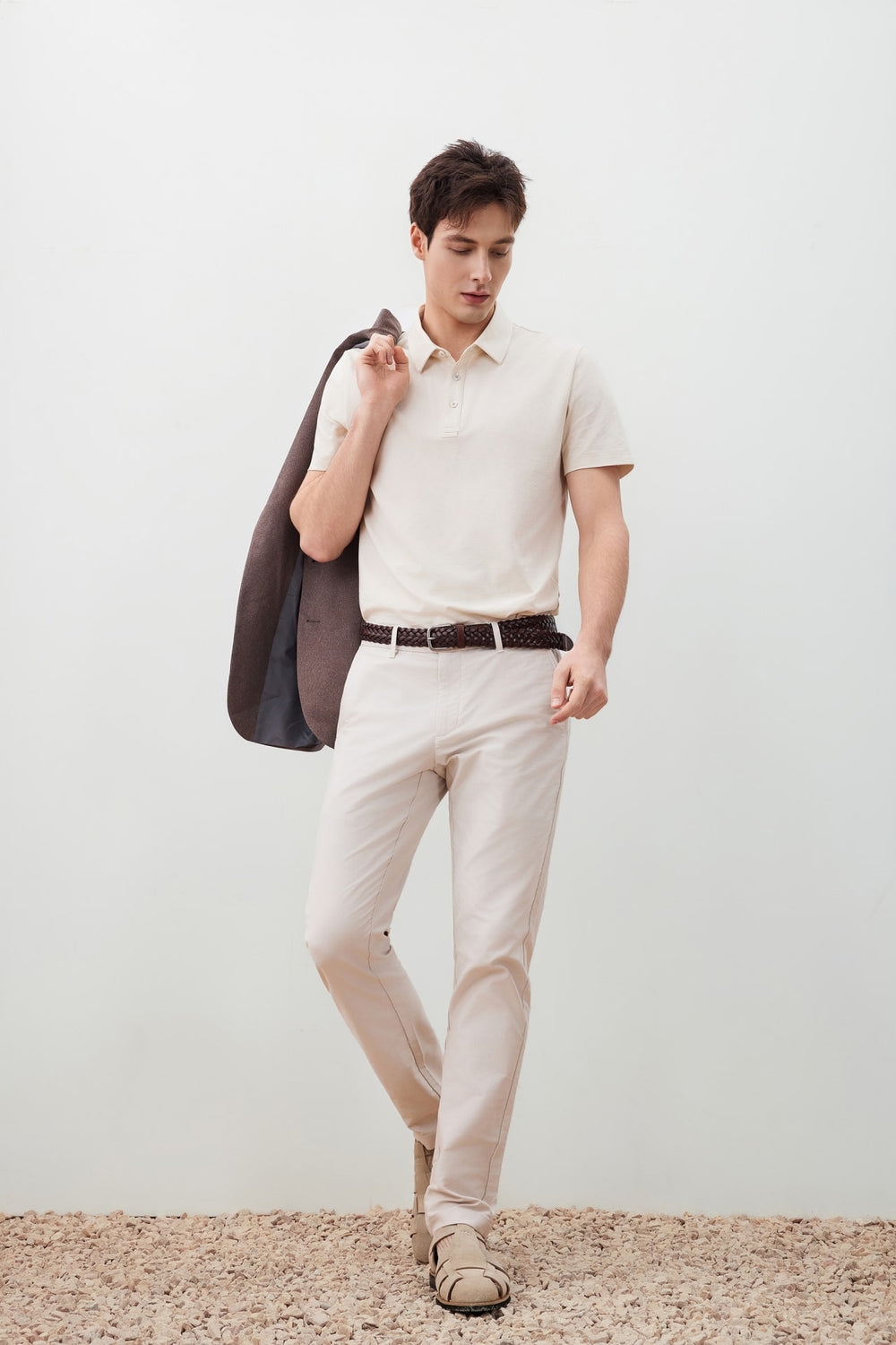 Teflon Stain-Resistant & Easy Care Smart Fit Twill Suit Blazer