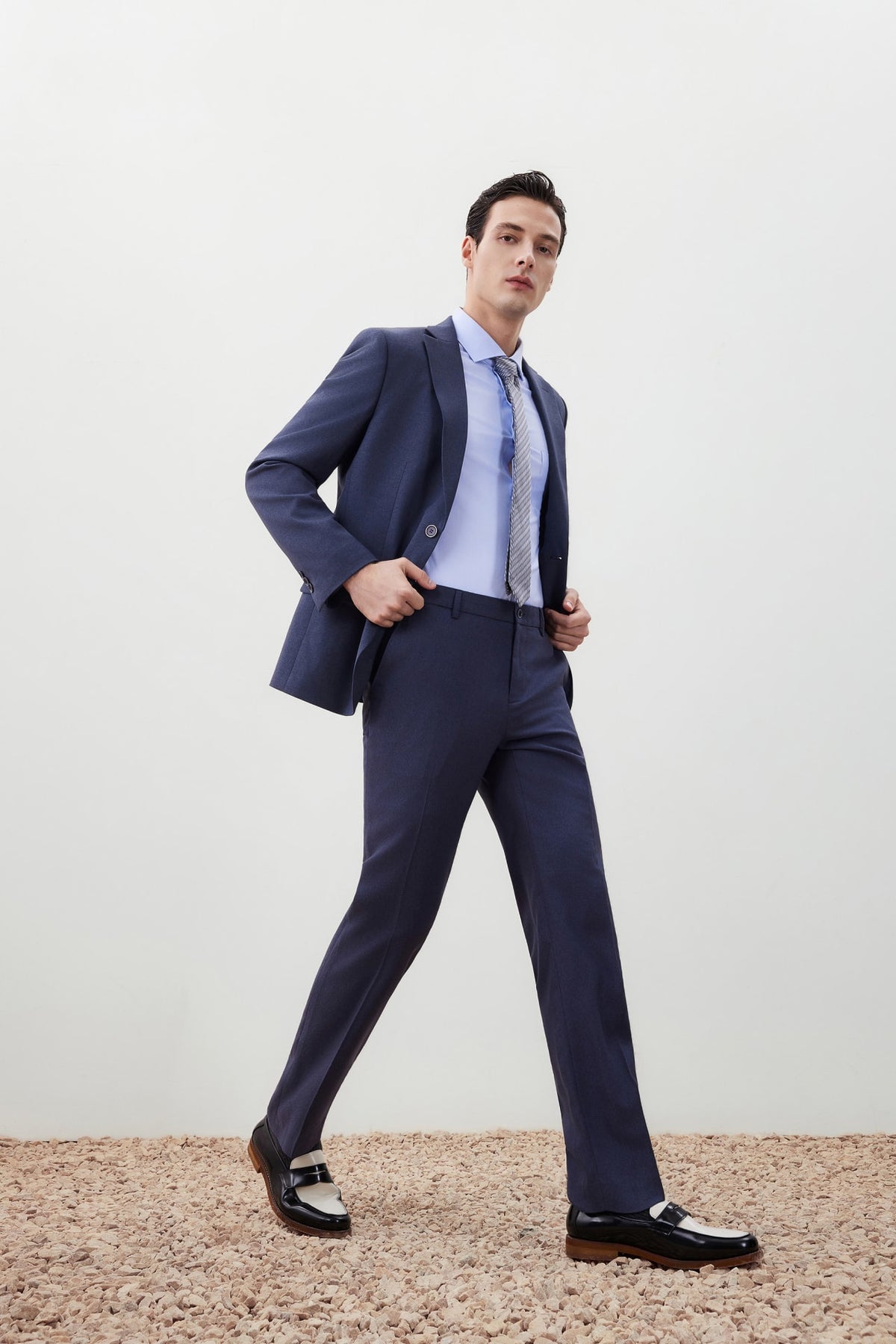 G2000 - Suits - Teflon Stain-Resistant & Easy Care Smart Fit Twill Suit Blazer - Midnight Navy - Smart