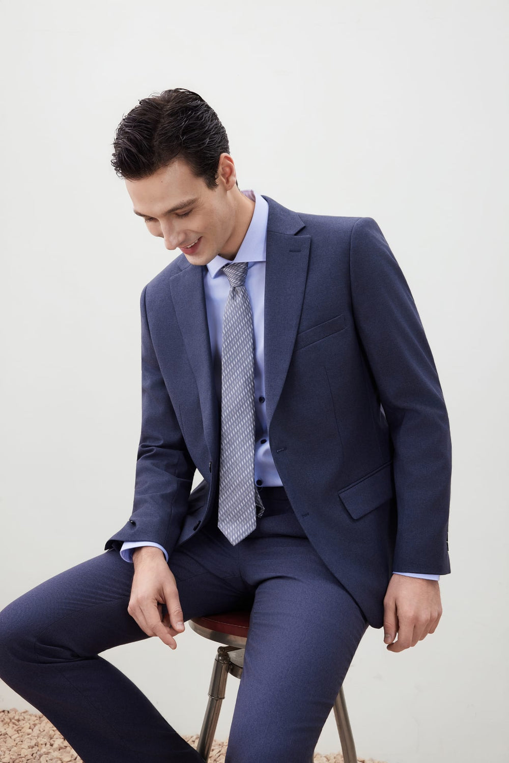 Teflon Stain-Resistant & Easy Care Smart Fit Twill Suit Blazer