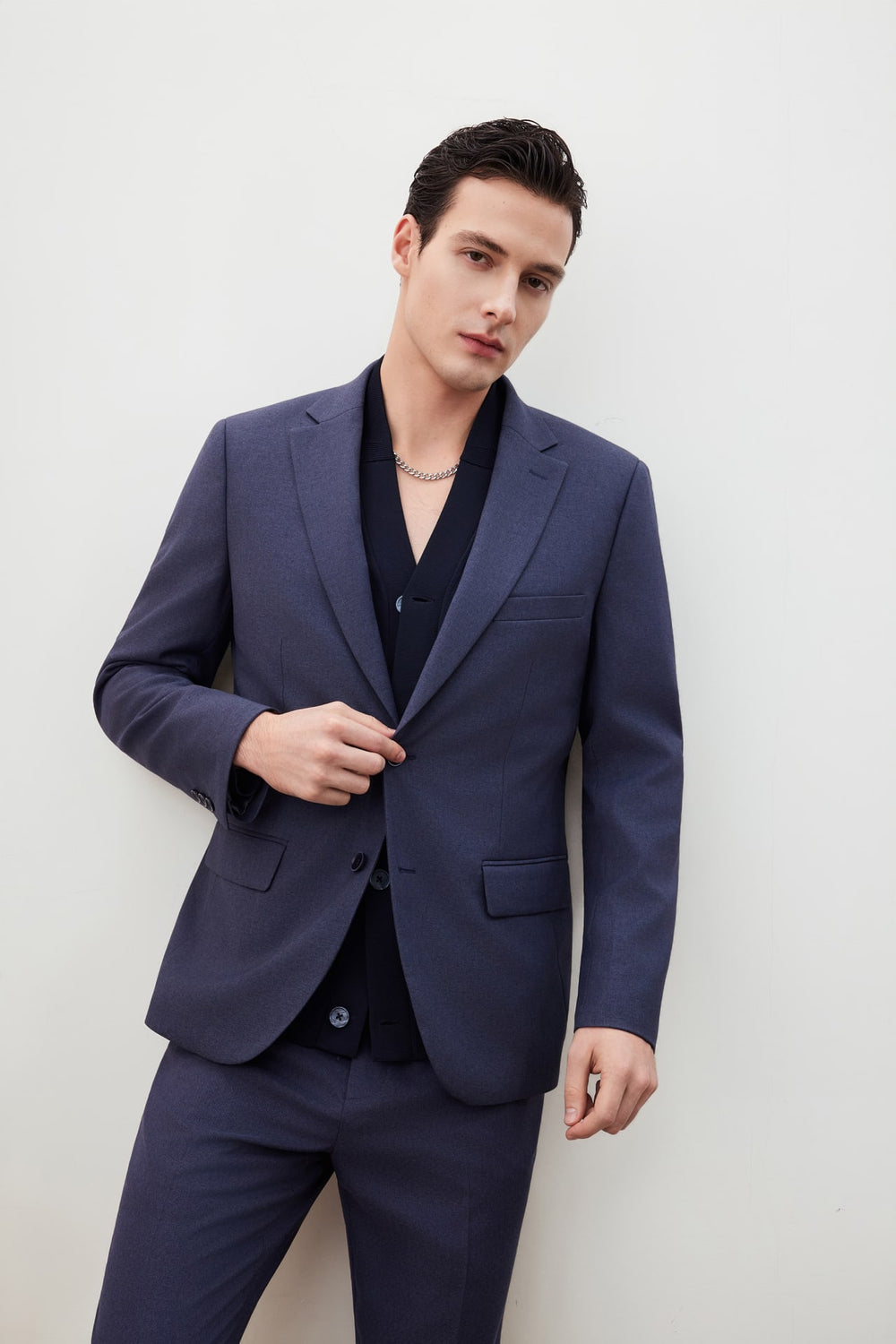 Teflon Stain-Resistant & Easy Care Smart Fit Twill Suit Blazer