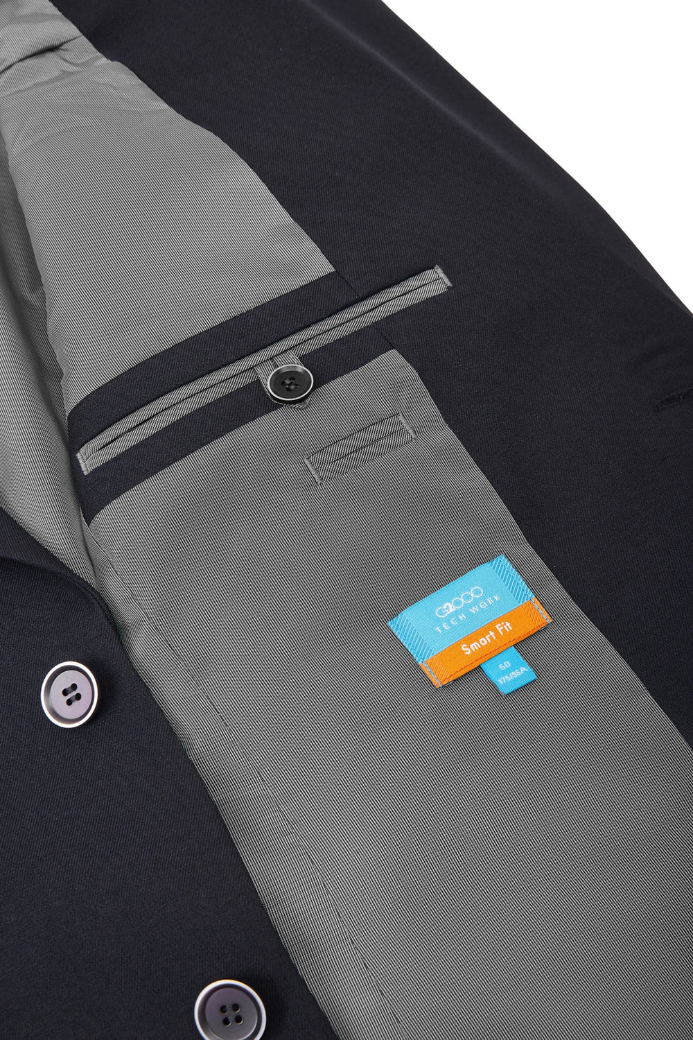 Teflon Stain-Resistant & Easy Care Smart Fit Twill Suit Blazer