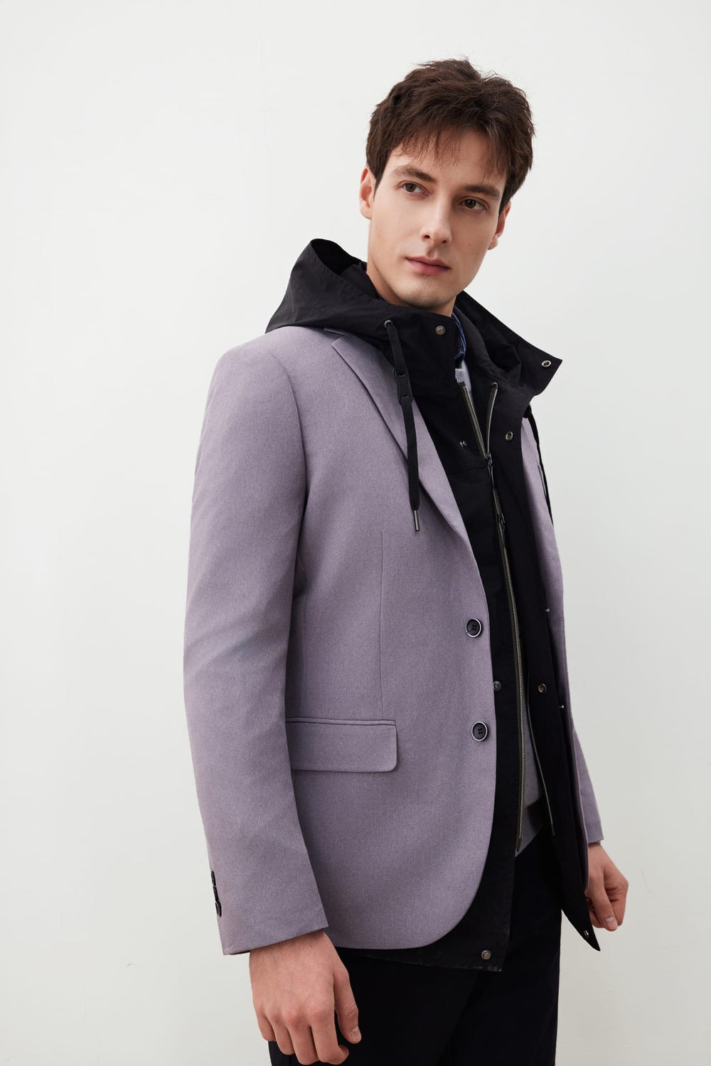 Teflon Stain-Resistant & Easy Care Smart Fit Twill Suit Blazer