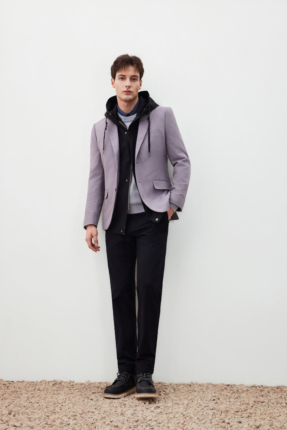 Teflon Stain-Resistant & Easy Care Smart Fit Twill Suit Blazer