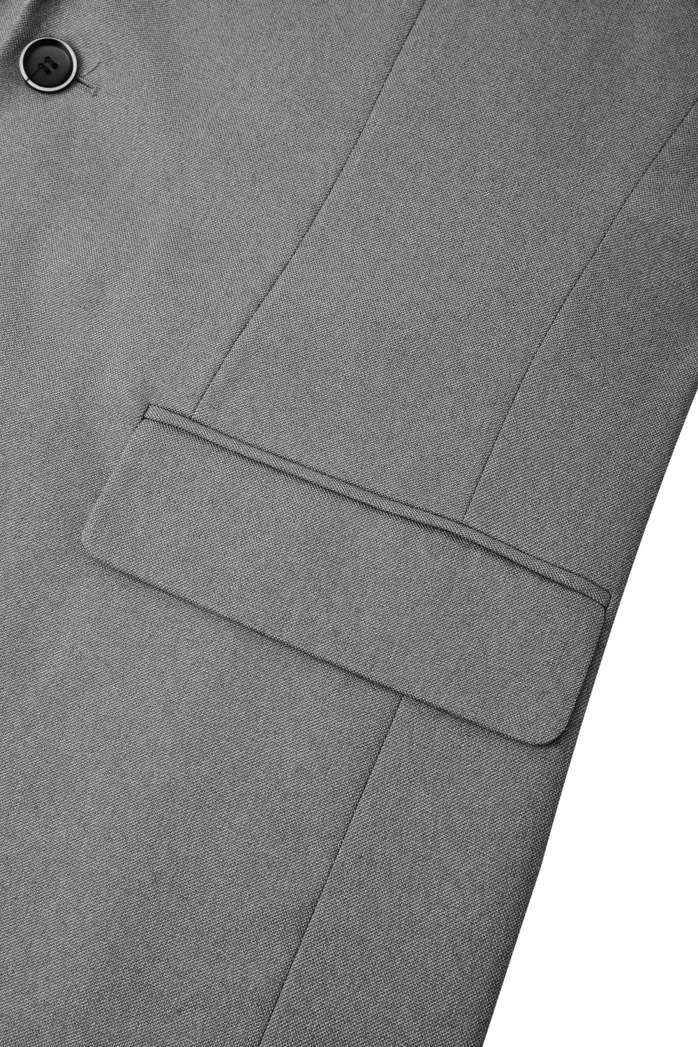 Teflon Stain-Resistant & Easy Care Smart Fit Twill Suit Blazer