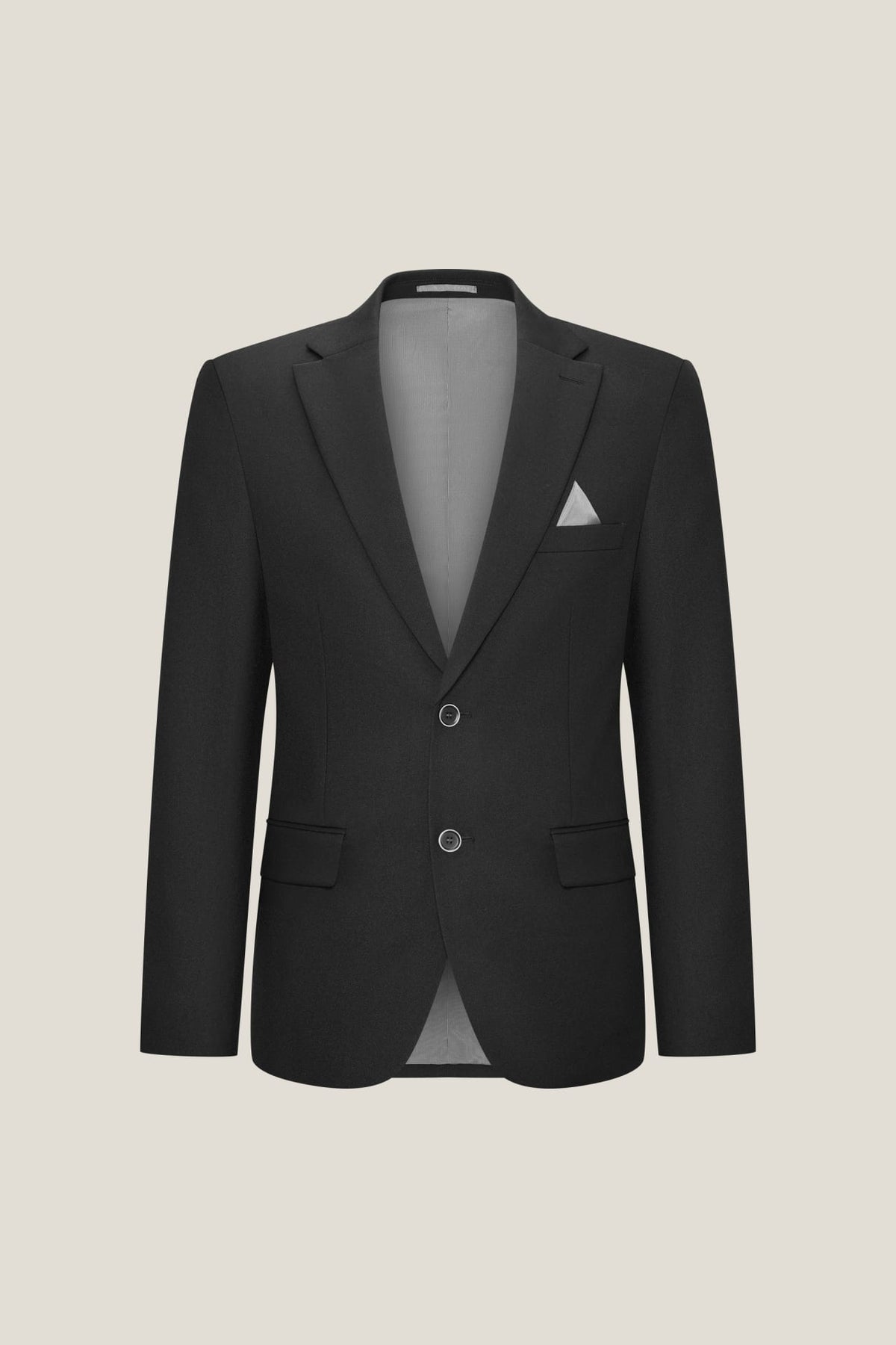 G2000 - Suits - Teflon Stain-Resistant & Easy Care Smart Fit Twill Suit Blazer - Black - Smart