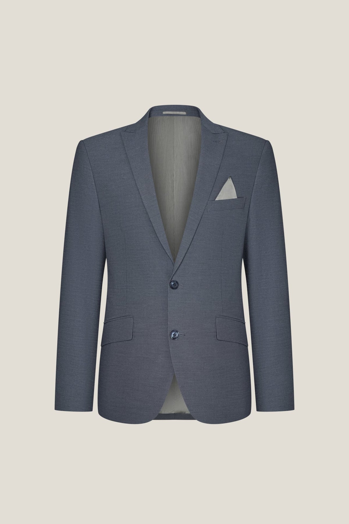 G2000 Suits Multi-Way Stretch Smart Fit Plain Weave Suit Blazer Strong Blue Smart