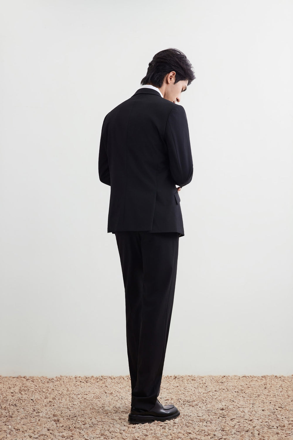 Multi-Way Stretch Smart Fit Plain Weave Suit Blazer