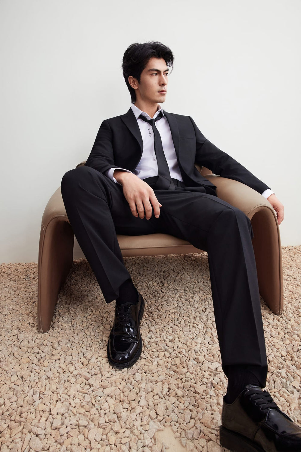 Multi-Way Stretch Smart Fit Plain Weave Suit Blazer