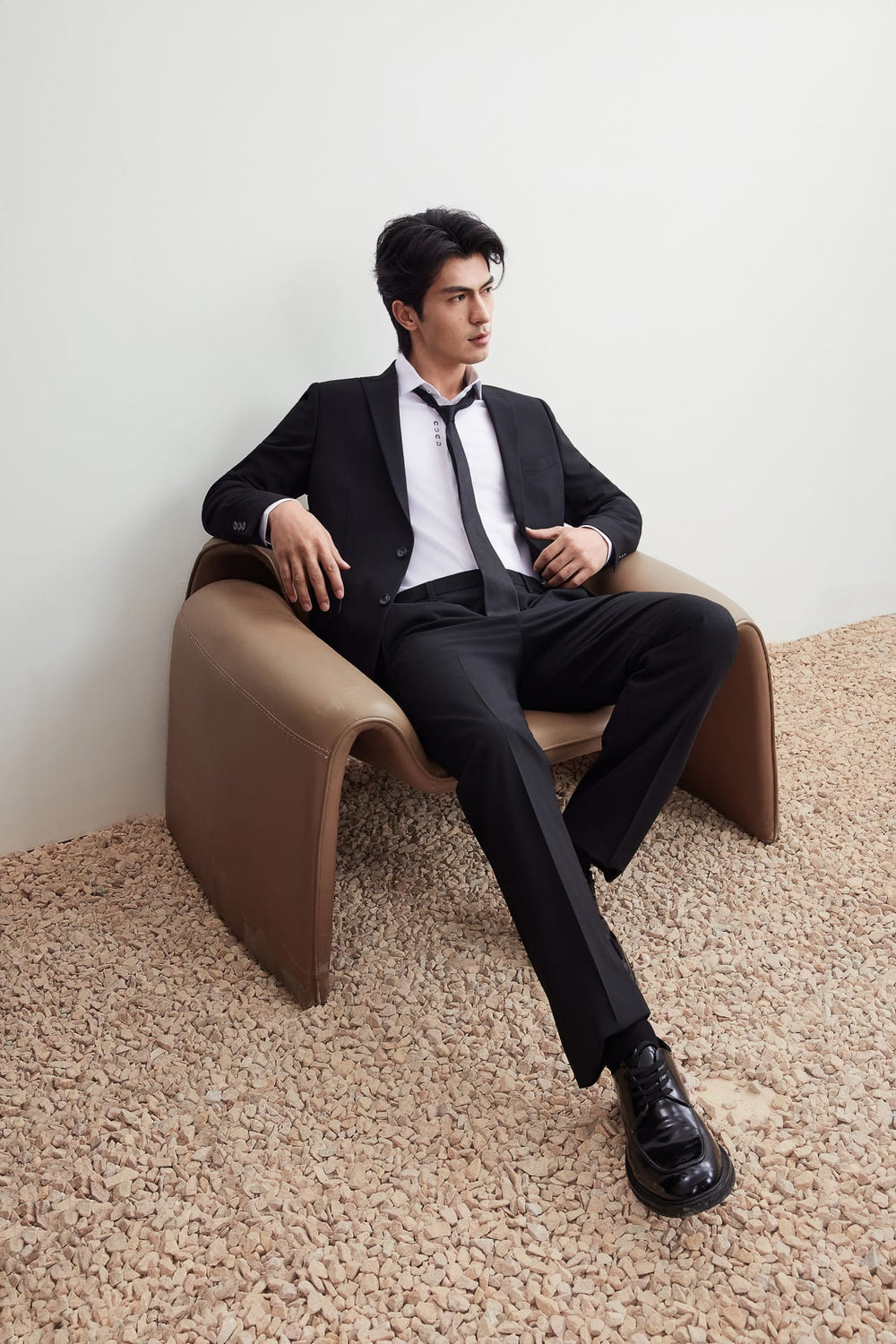 Multi-Way Stretch Smart Fit Plain Weave Suit Blazer