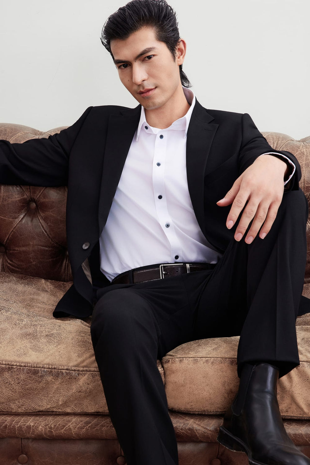 Anti-Bacterial Comfort-Touch Smart Fit Texture Suit Blazer