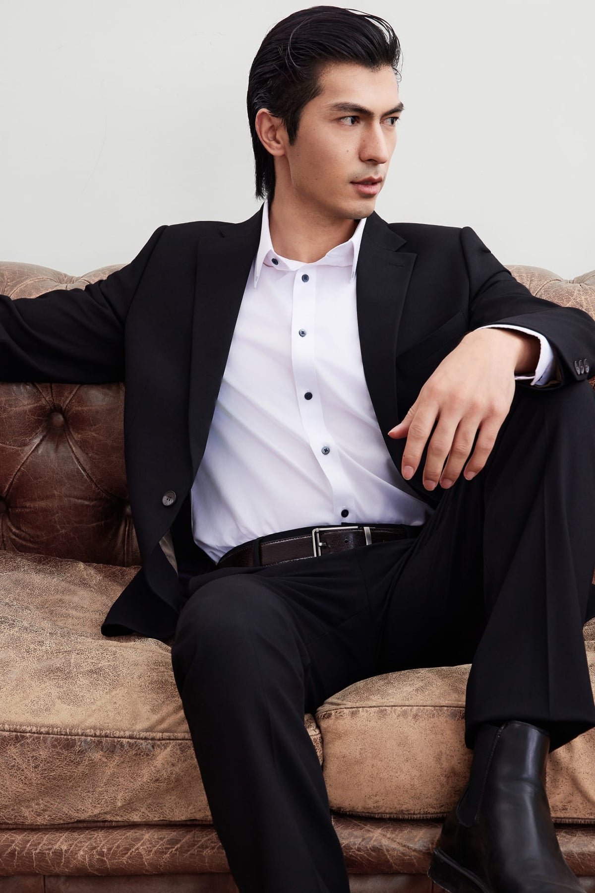 G2000 Suits Anti-Bacterial Comfort-Touch Smart Fit Texture Suit Blazer