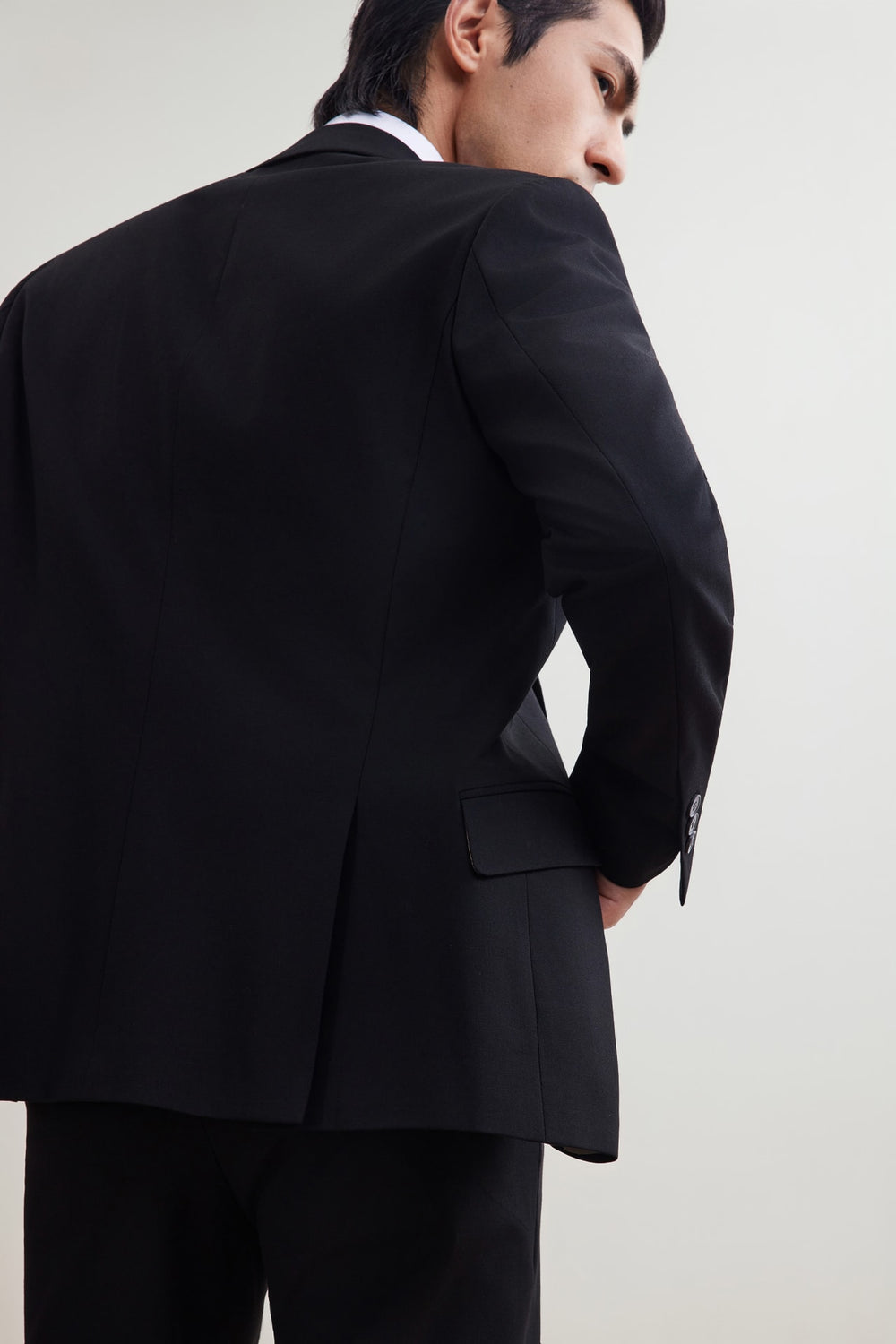 Anti-Bacterial Comfort-Touch Smart Fit Texture Suit Blazer