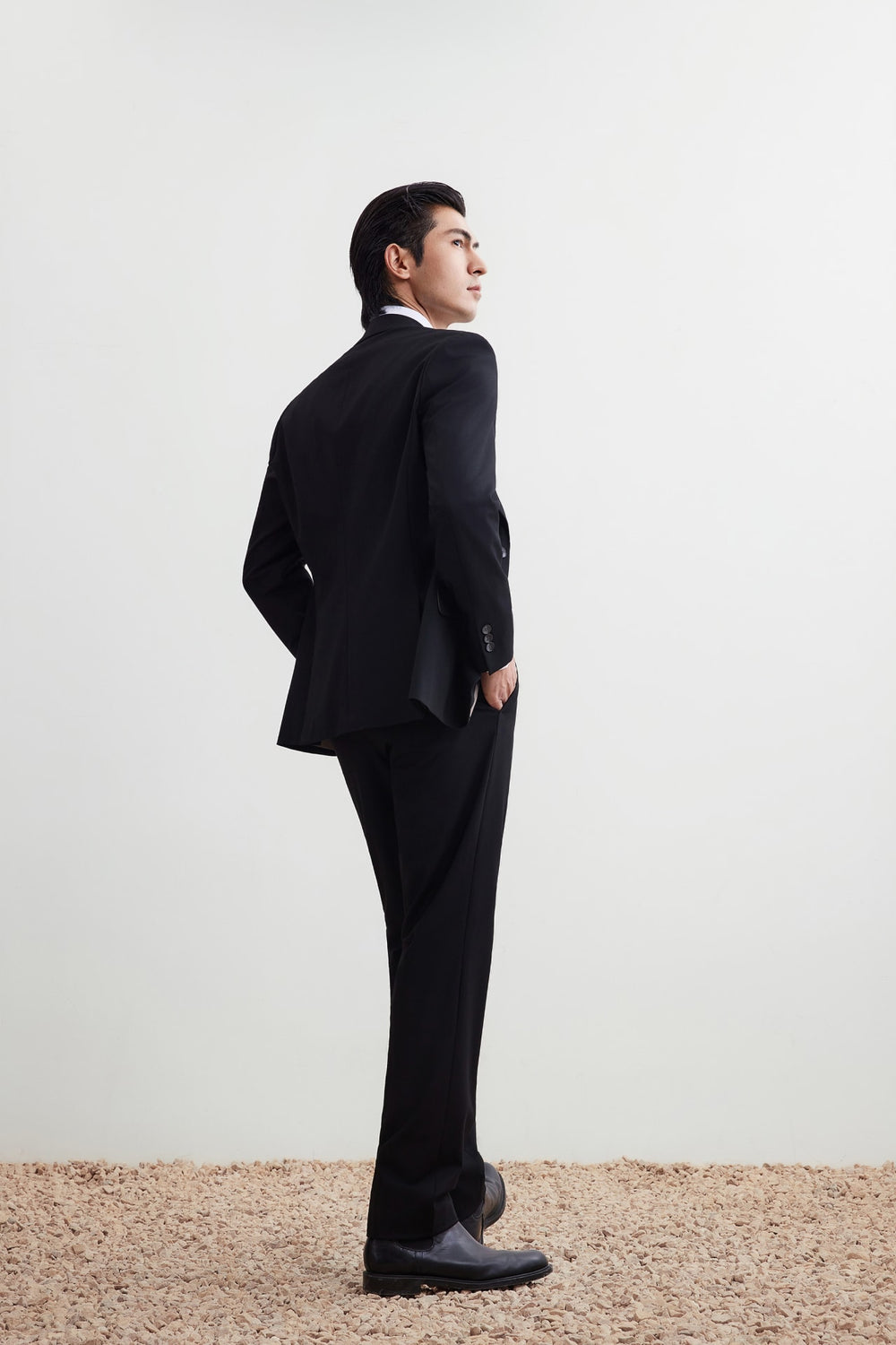 Anti-Bacterial Comfort-Touch Smart Fit Texture Suit Blazer