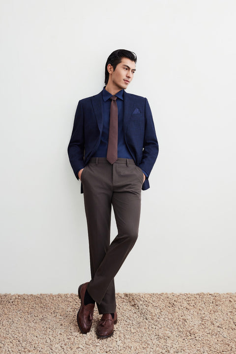 Anti-Bacterial Regular Fit Texture Suit Blazer