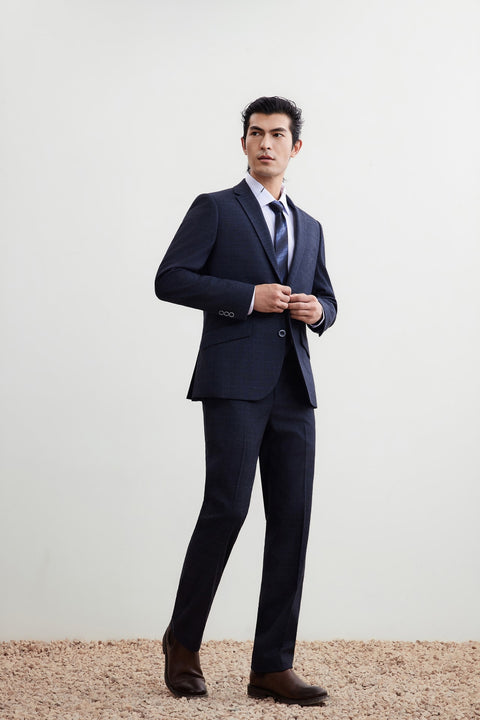 Anti-Bacterial Smart Fit Check Suit Blazer