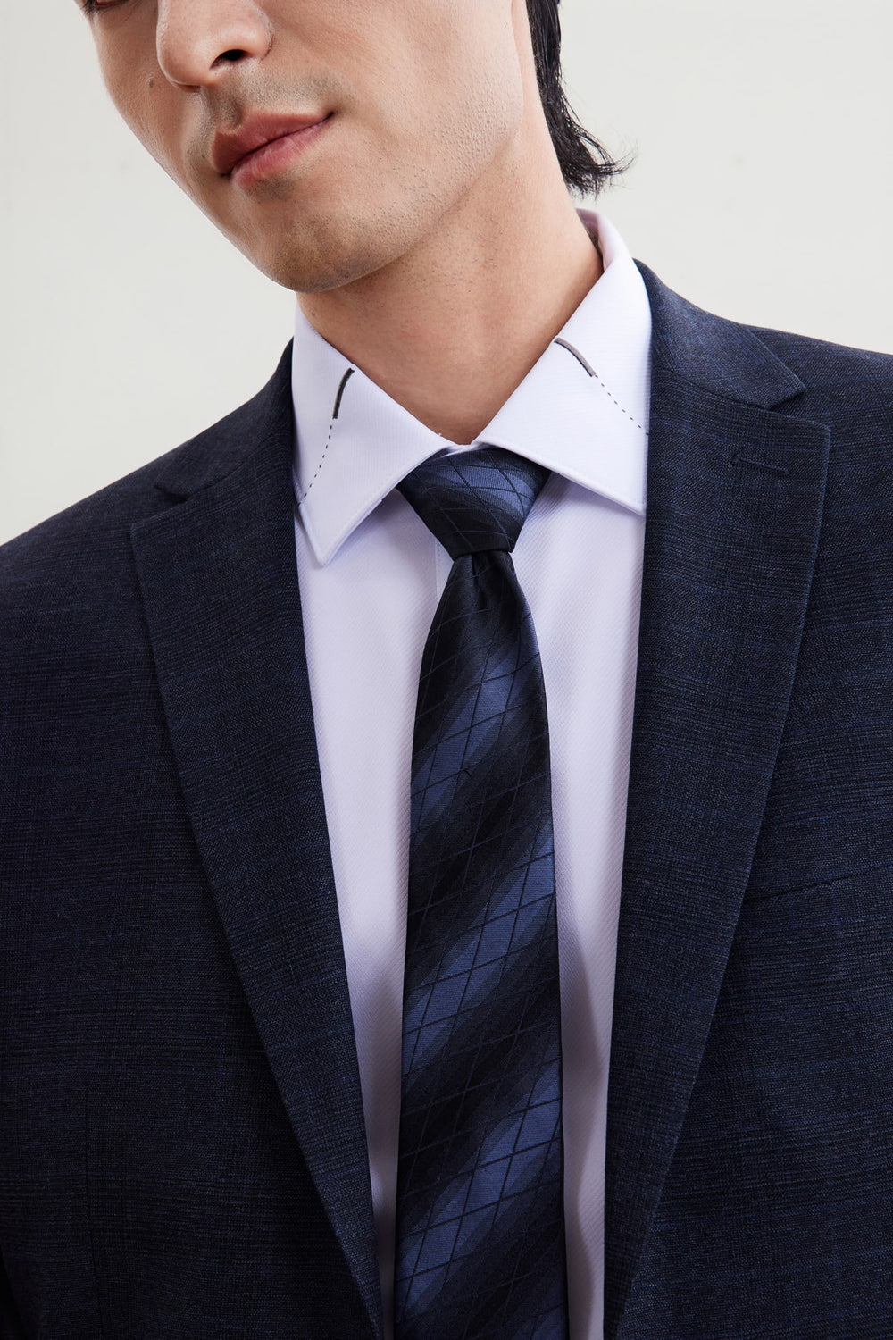 Anti-Bacterial Smart Fit Check Suit Blazer
