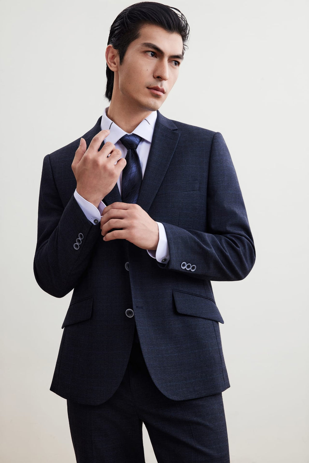 Anti-Bacterial Smart Fit Check Suit Blazer