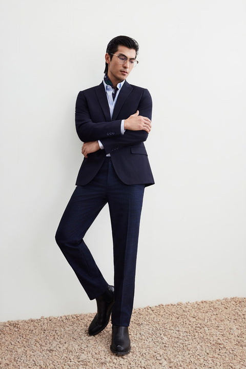 Anti-Bacterial Smart Fit Tencel Linen Blend Suit Blazer