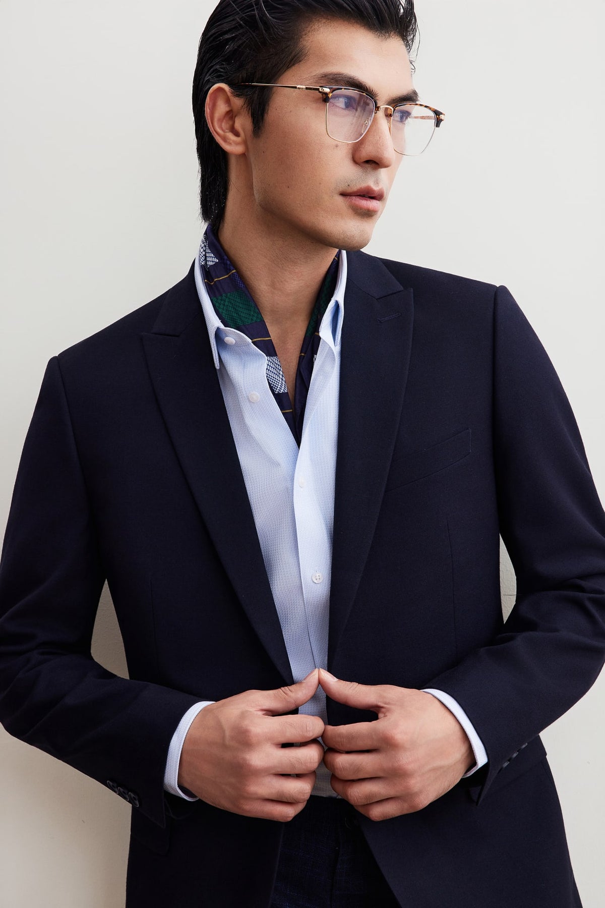 G2000 Suits Anti-Bacterial Smart Fit Tencel Linen Blend Suit Blazer