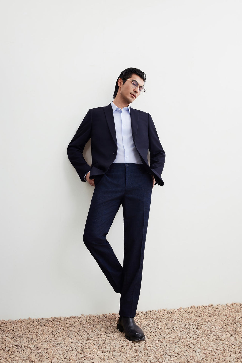 Anti-Bacterial Smart Fit Tencel Linen Blend Suit Blazer