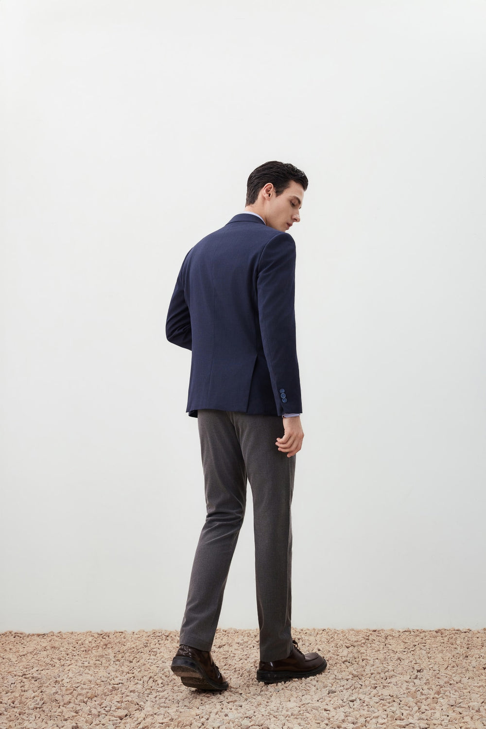 Anti-Bacterial Smart Fit Texture Suit Blazer
