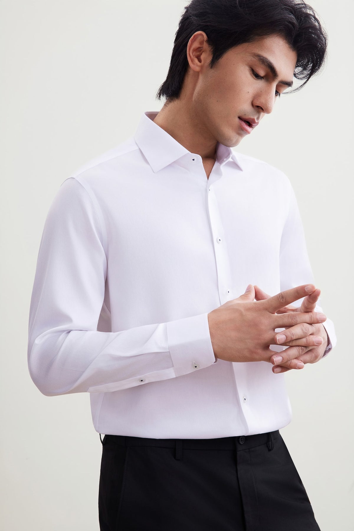 G2000 Shirts Non-Iron Premium Cotton Smart Fit Texture Shirt
