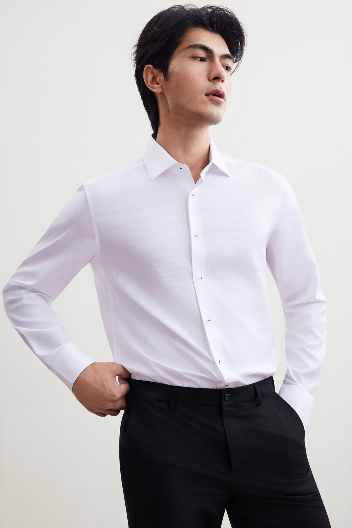 G2000 - Shirts - Non-Iron Premium Cotton Smart Fit Texture Shirt