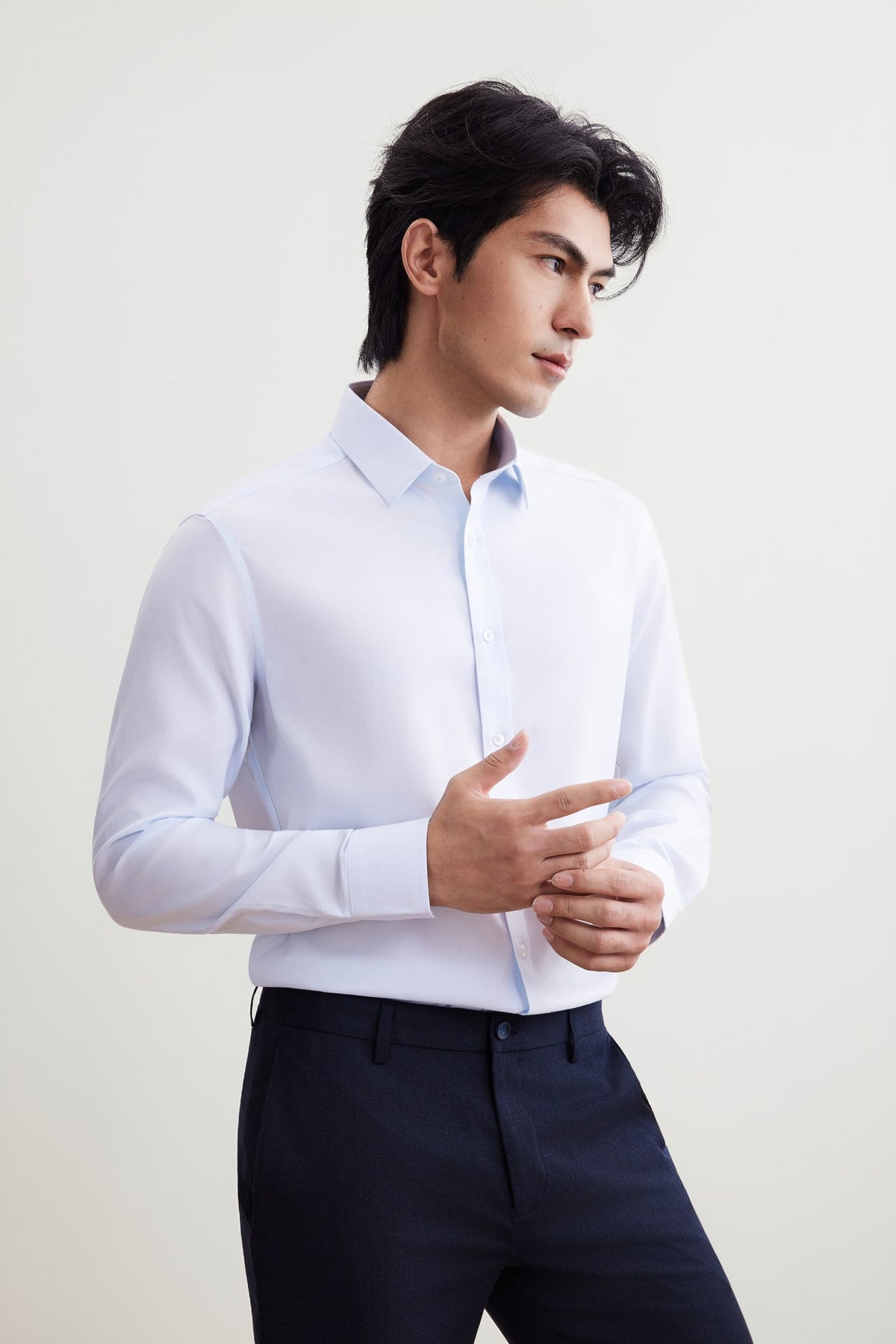 G2000 - Shirts - Non-Iron Premium Cotton Smart Fit 2 Tone Shirt