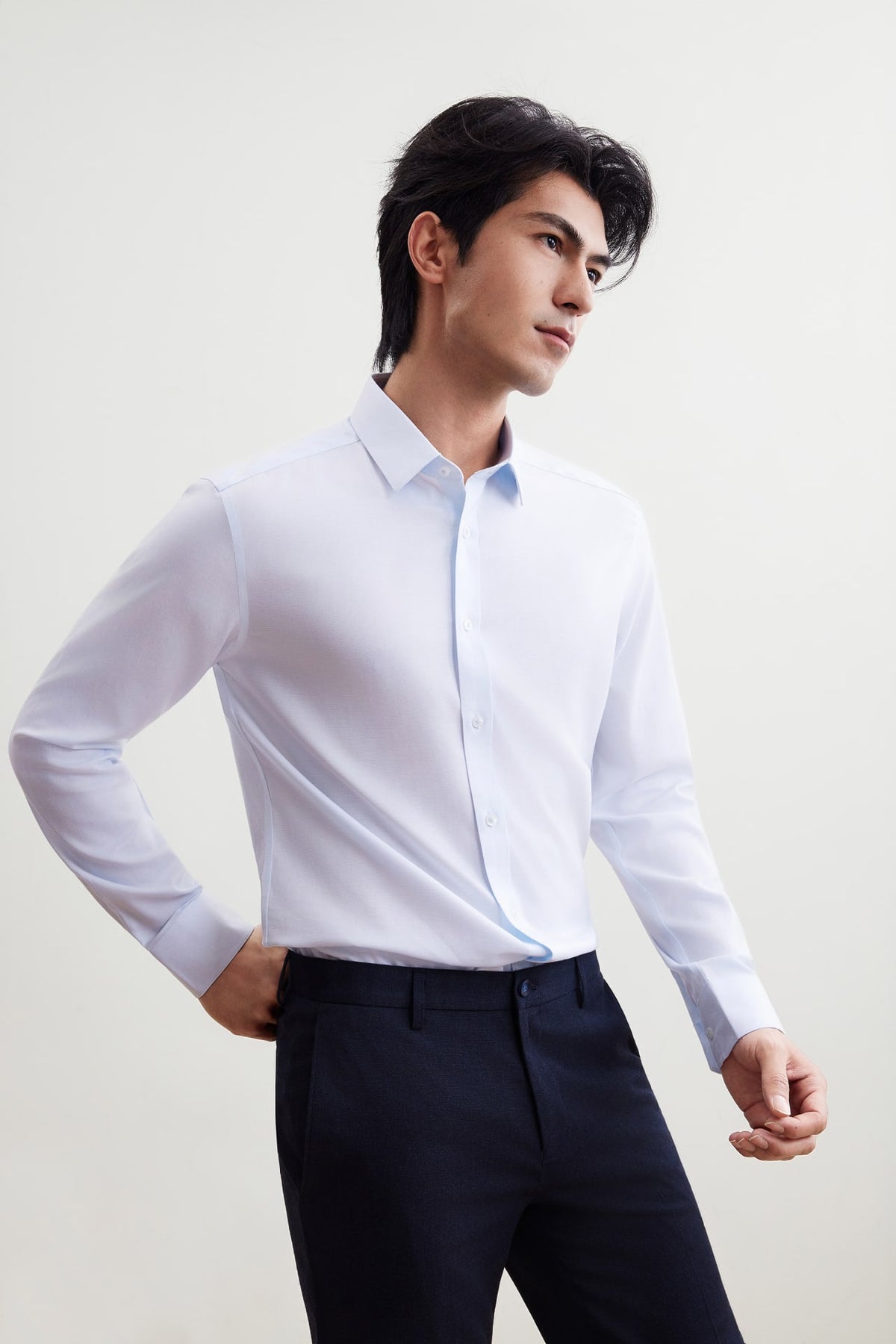 G2000 - Shirts - Non-Iron Premium Cotton Smart Fit 2 Tone Shirt