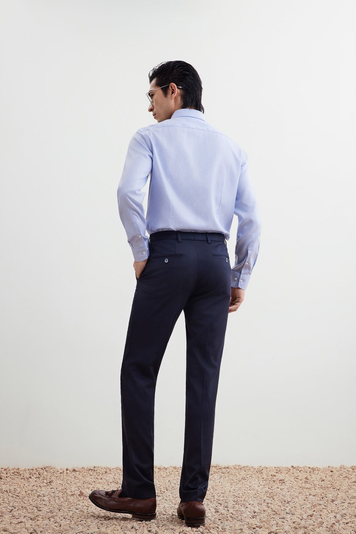 G2000 - Shirts - Non-Iron Premium Cotton Smart Fit 2 Tone Shirt
