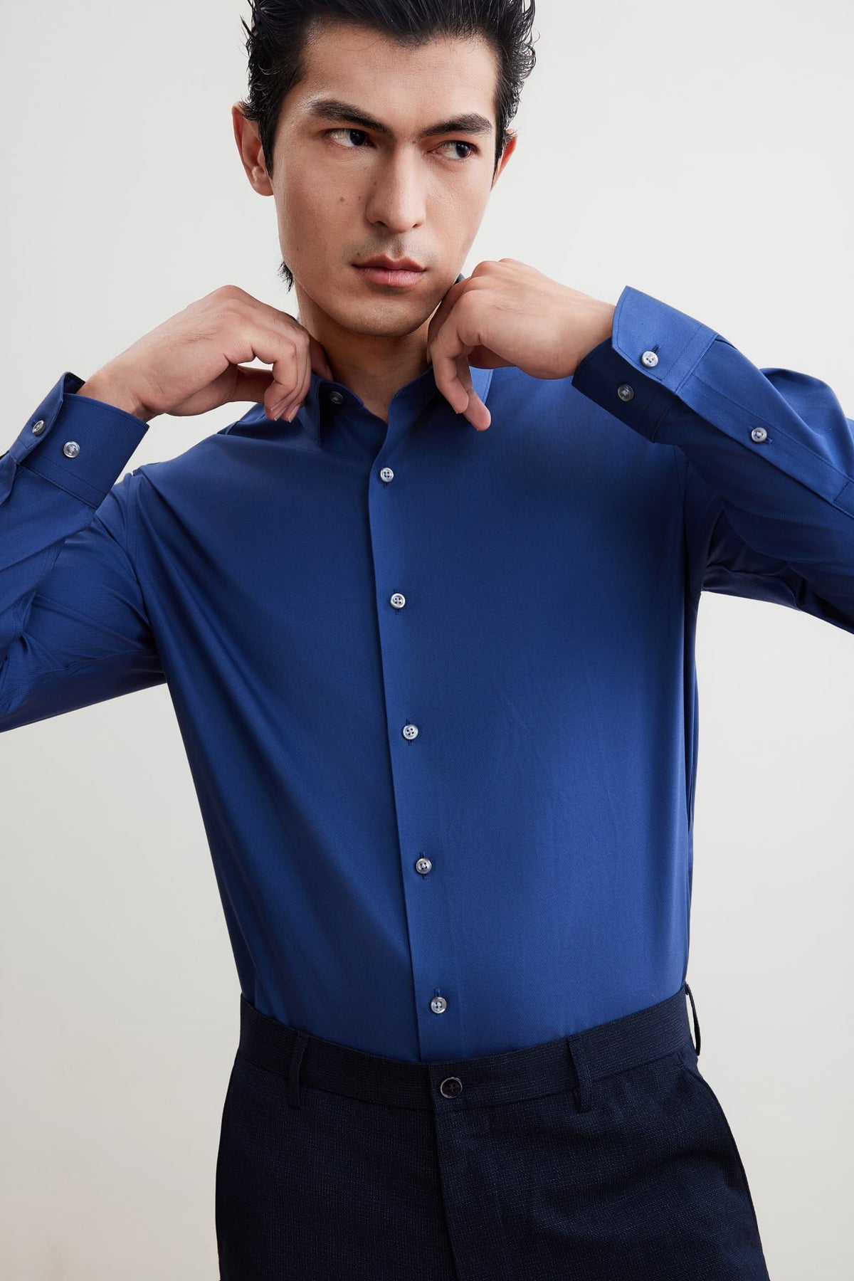 G2000 - Shirts - Non-Iron Premium Cotton Smart Fit Dobby Twill Shirt