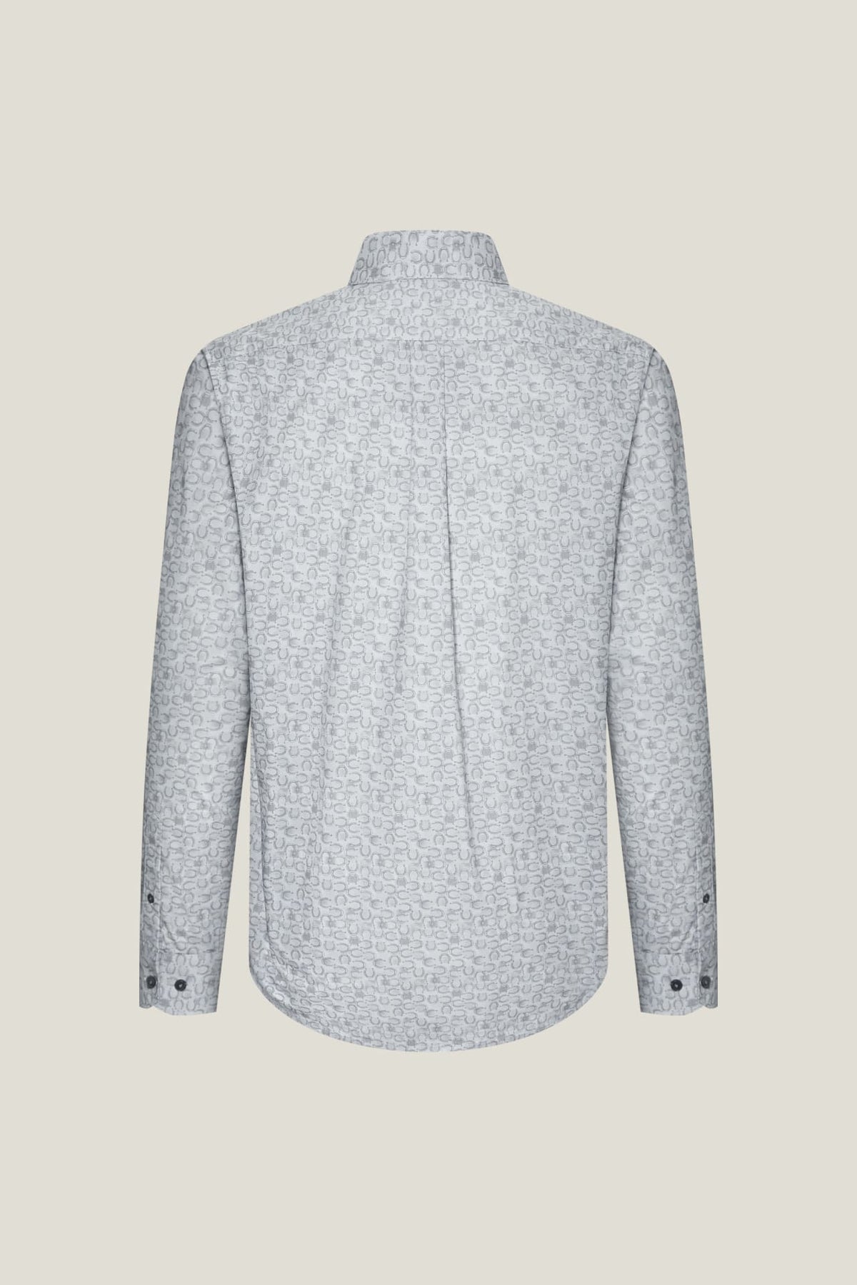 G2000 Shirts Wrinkle-Free Horseshoe Digital Print Comfort Fit Twill Casual Shirt