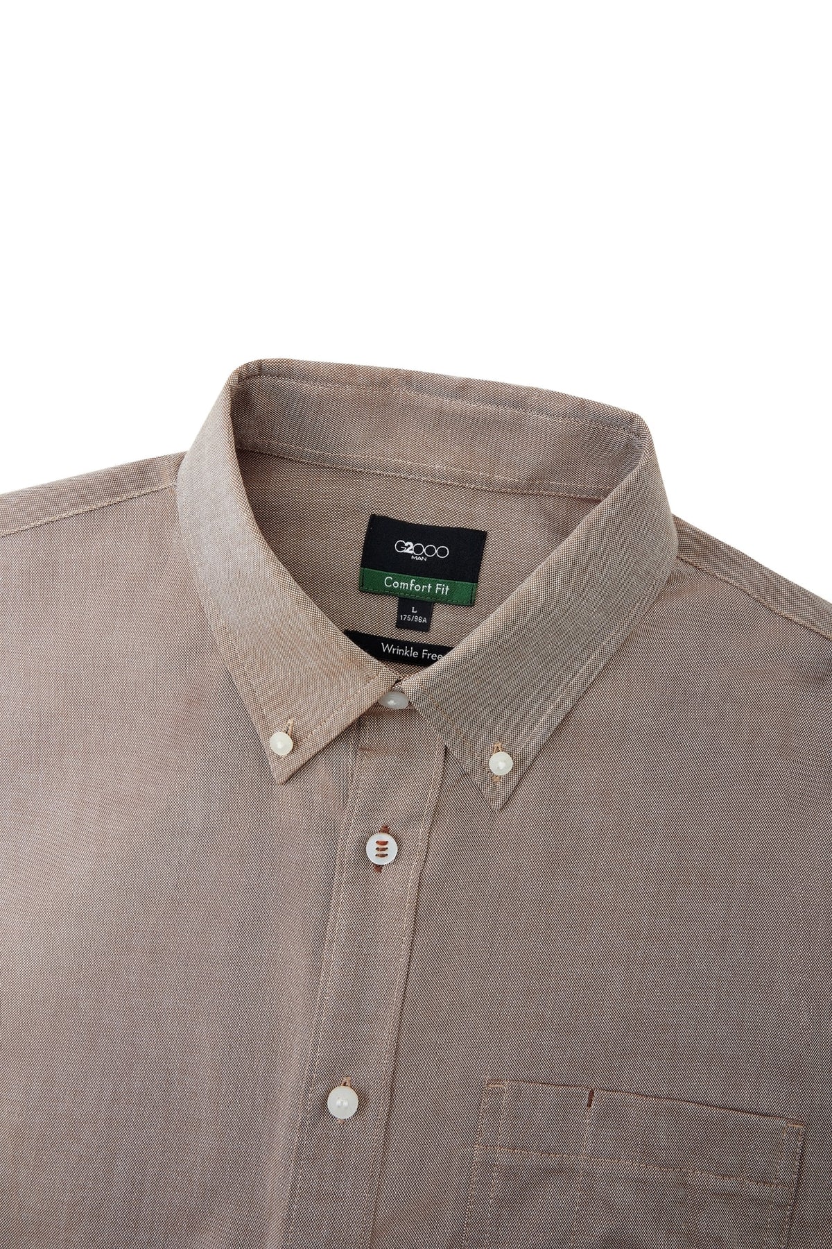 G2000 Shirts Wrinkle-Free Comfort Fit Oxford Casual Shirt