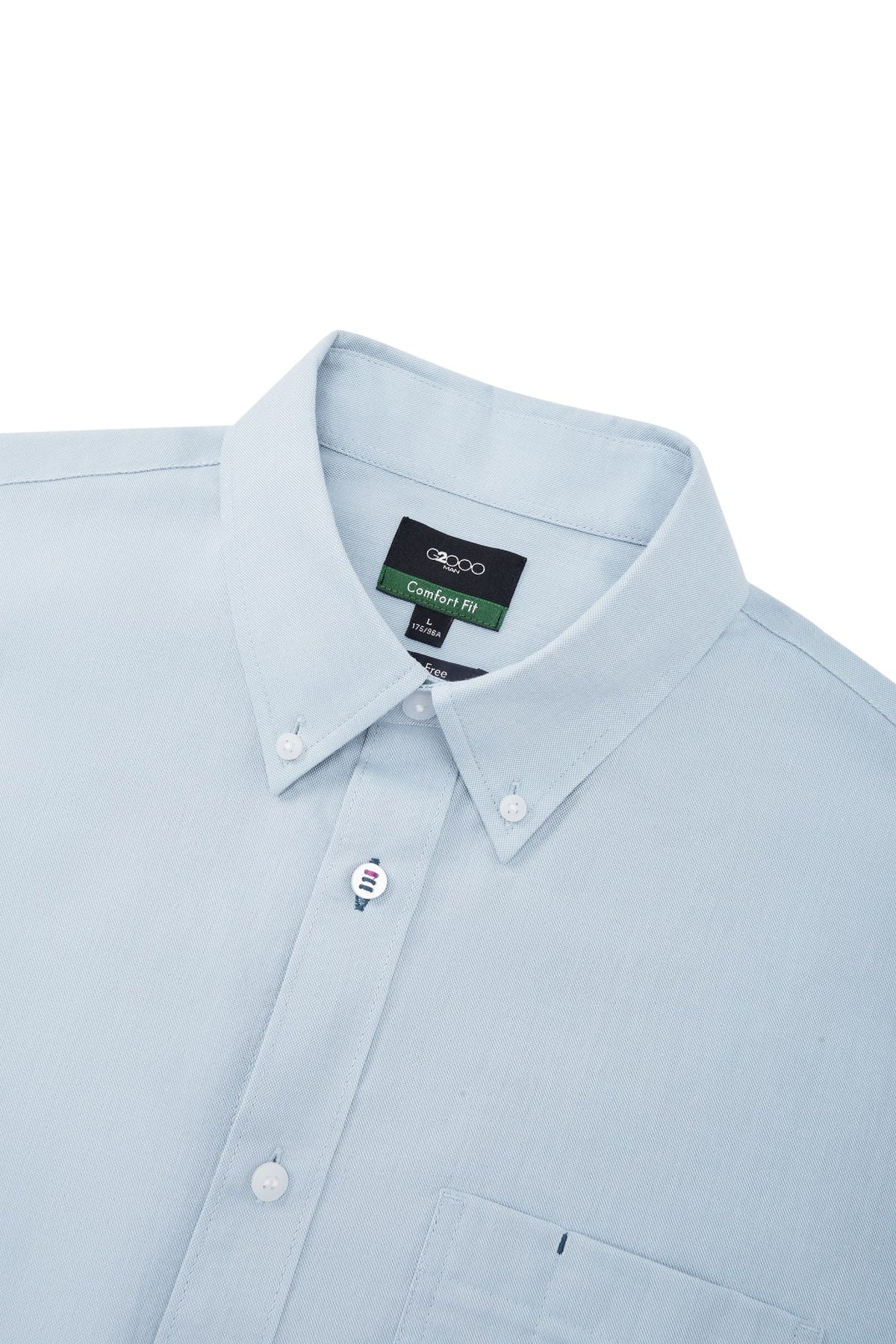 G2000 Shirts Wrinkle-Free Comfort Fit Oxford Casual Shirt