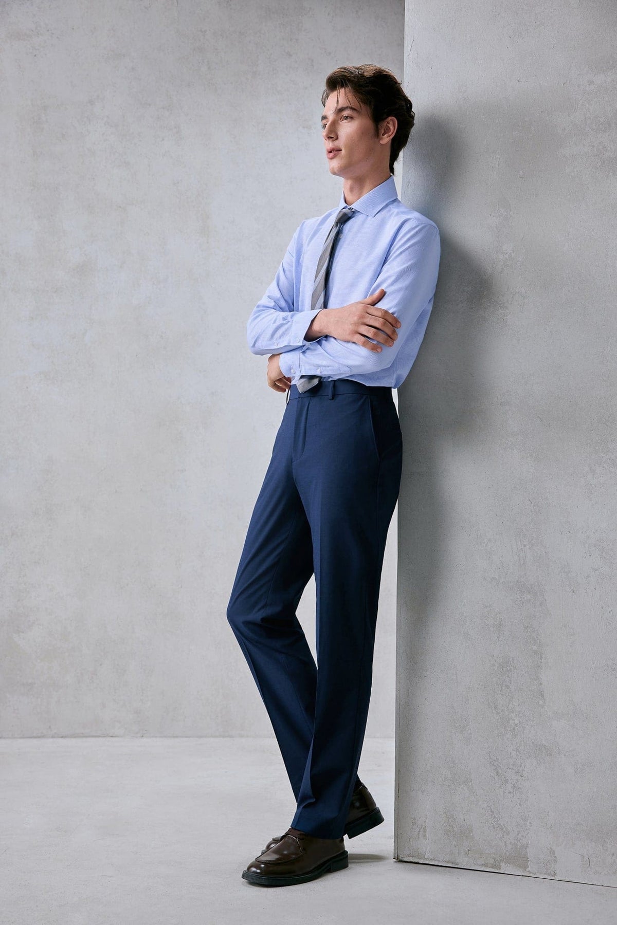 G2000 - Shirts - Non-Iron Easy Care 2 Tone Smart Fit Shirt