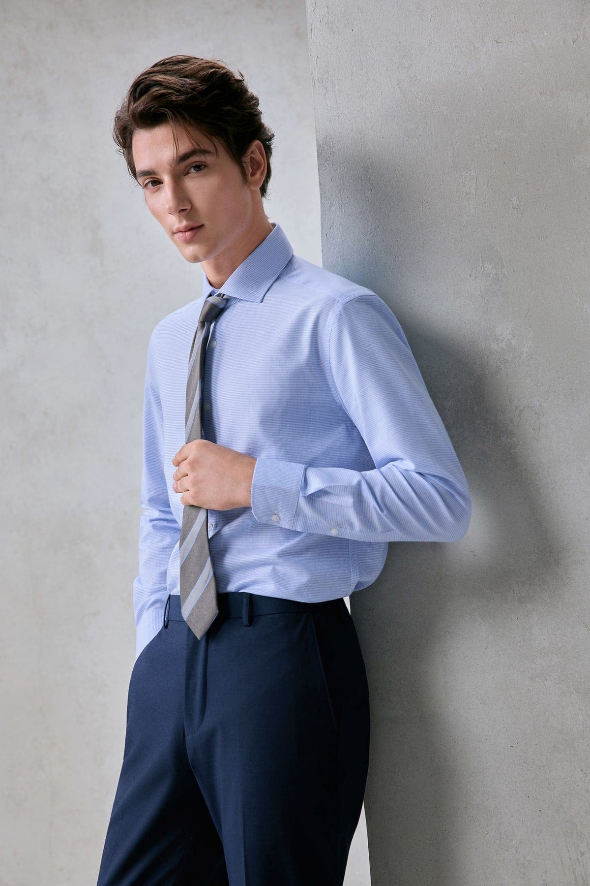 G2000 - Shirts - Non-Iron Easy Care 2 Tone Smart Fit Shirt