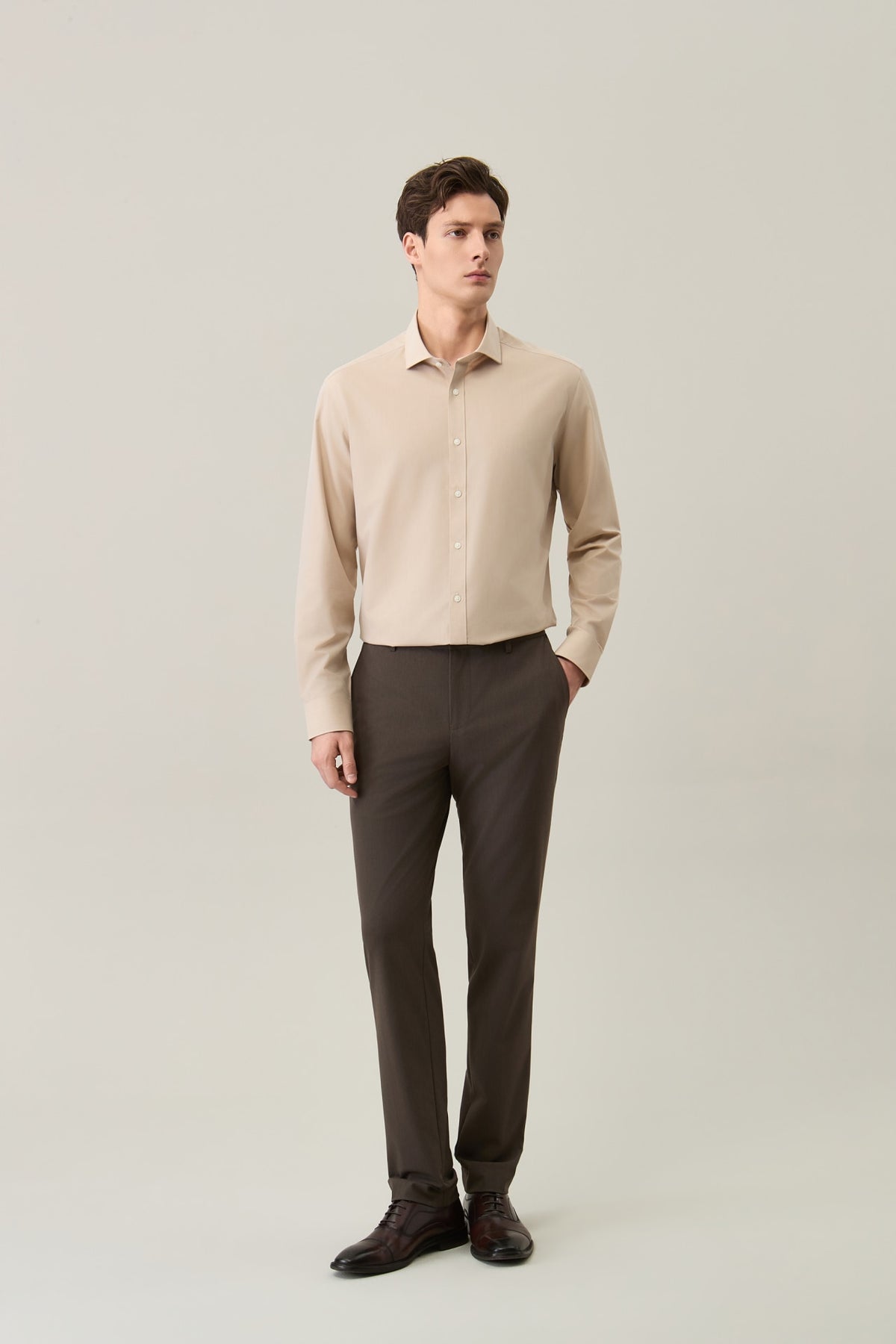 G2000 - Shirts - Non-Iron Silky Touch Poplin Smart Fit Long Sleeve Shirt