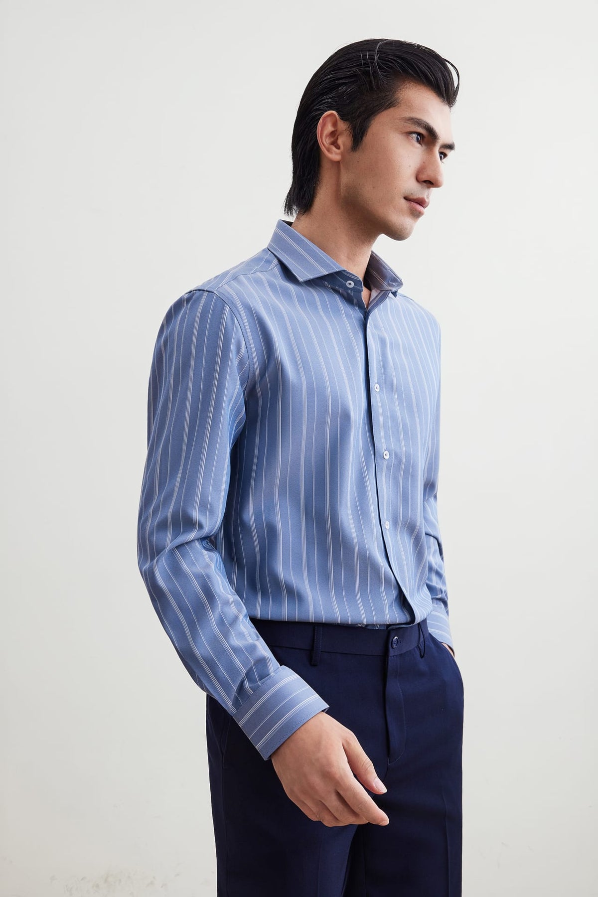 G2000 - Shirts - Non-Iron Dry Smart Fit Stripe Shirt