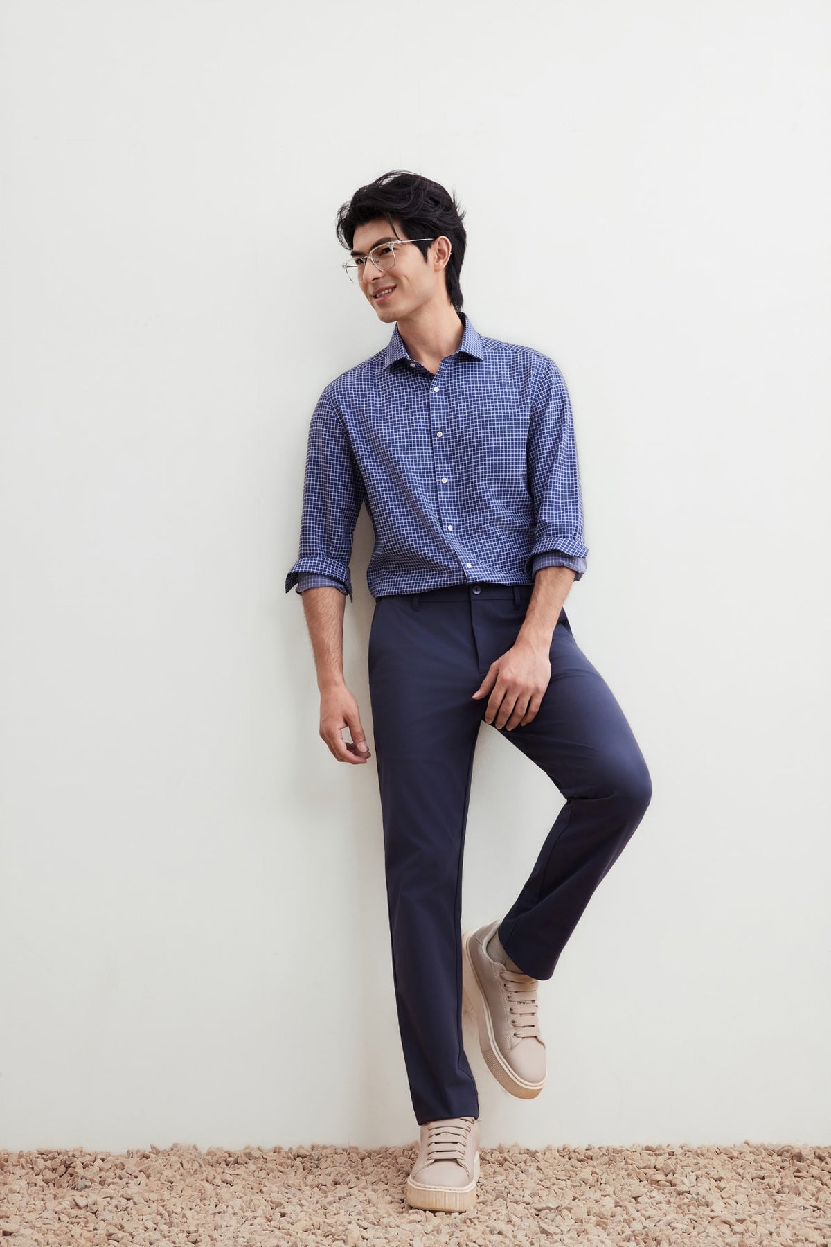 G2000 Shirts Non-Iron Dry Smart Fit Check Shirt