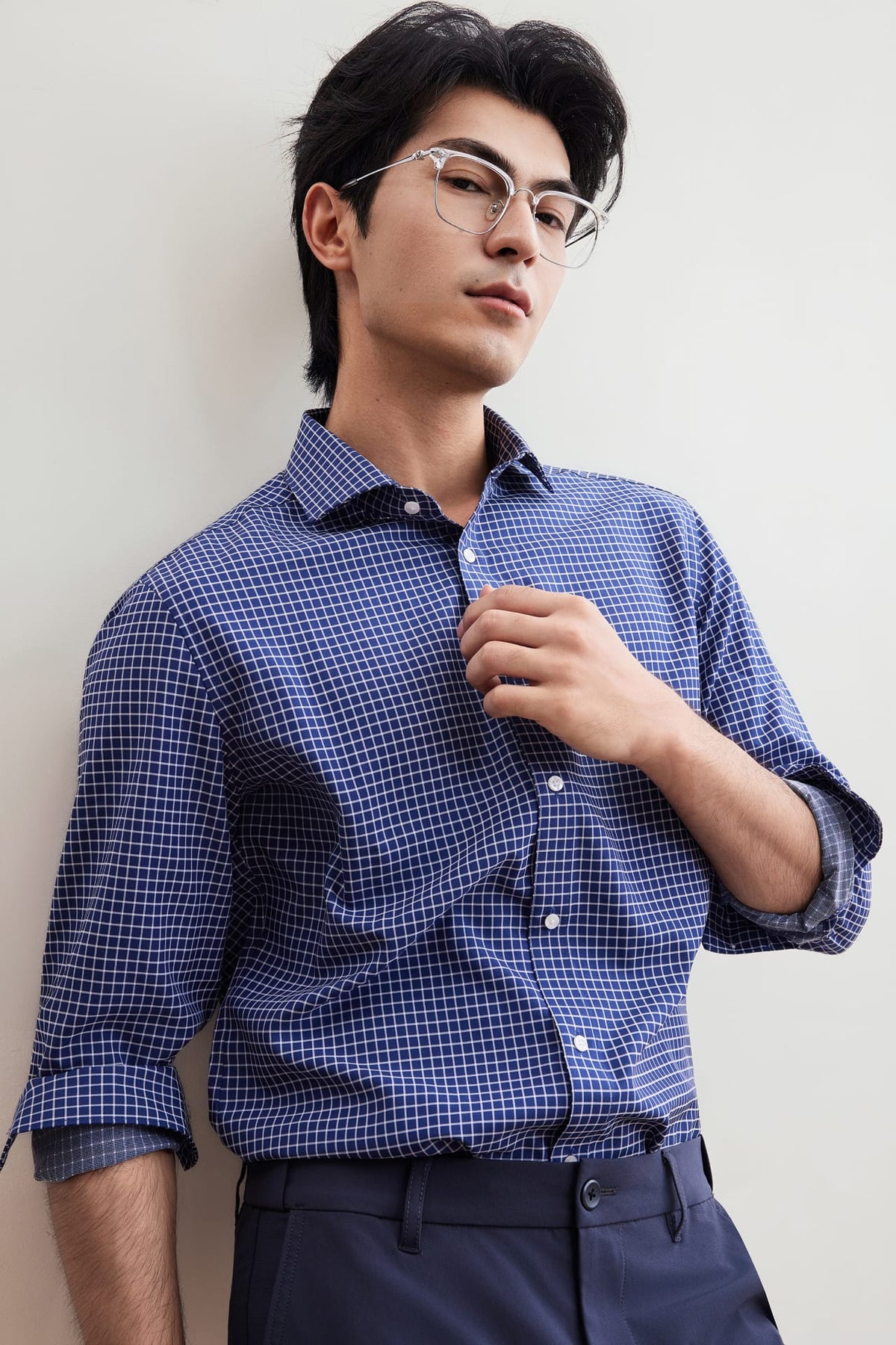 G2000 Shirts Non-Iron Dry Smart Fit Check Shirt