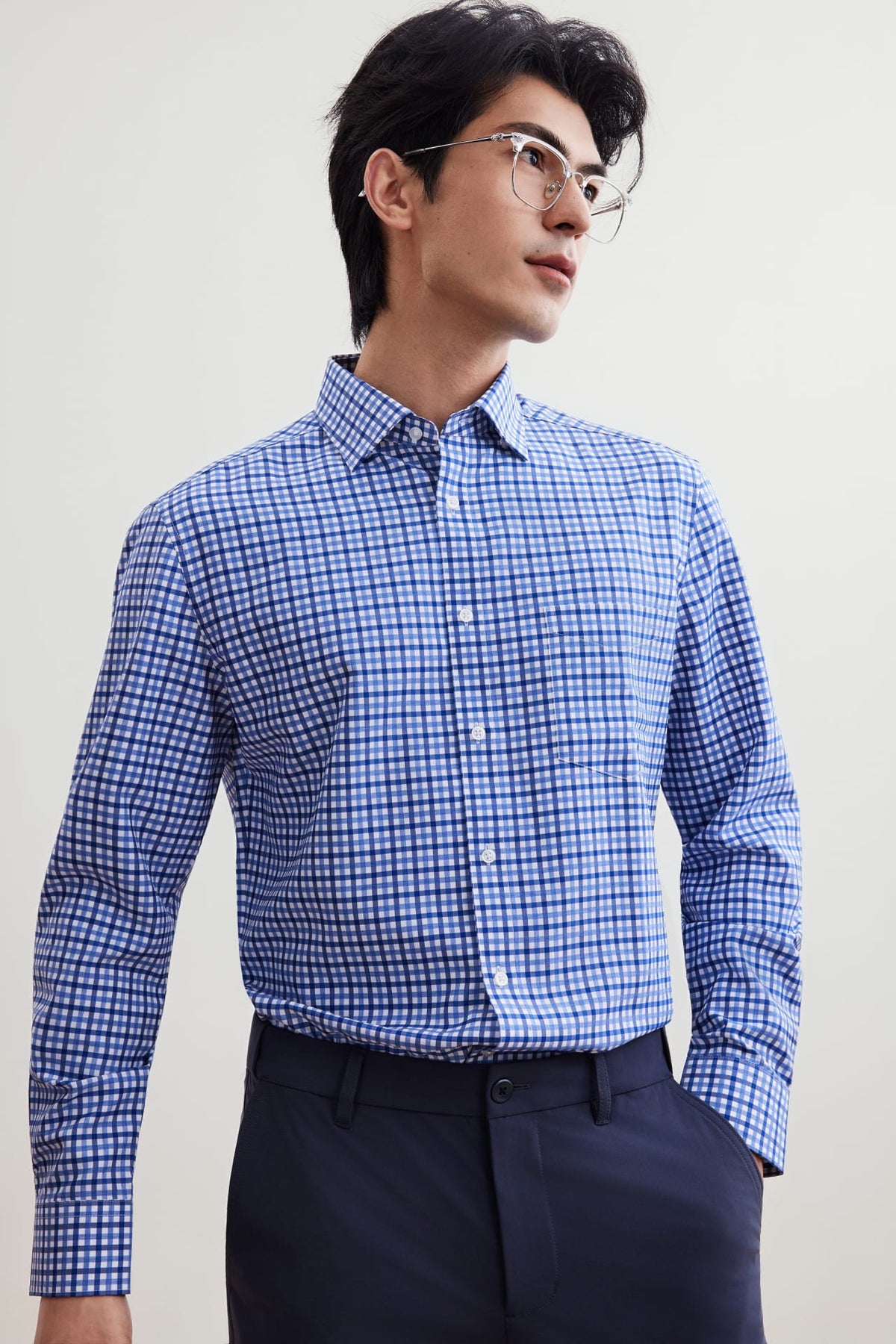 G2000 Shirts Non-Iron Dry Smart Fit Check Shirt