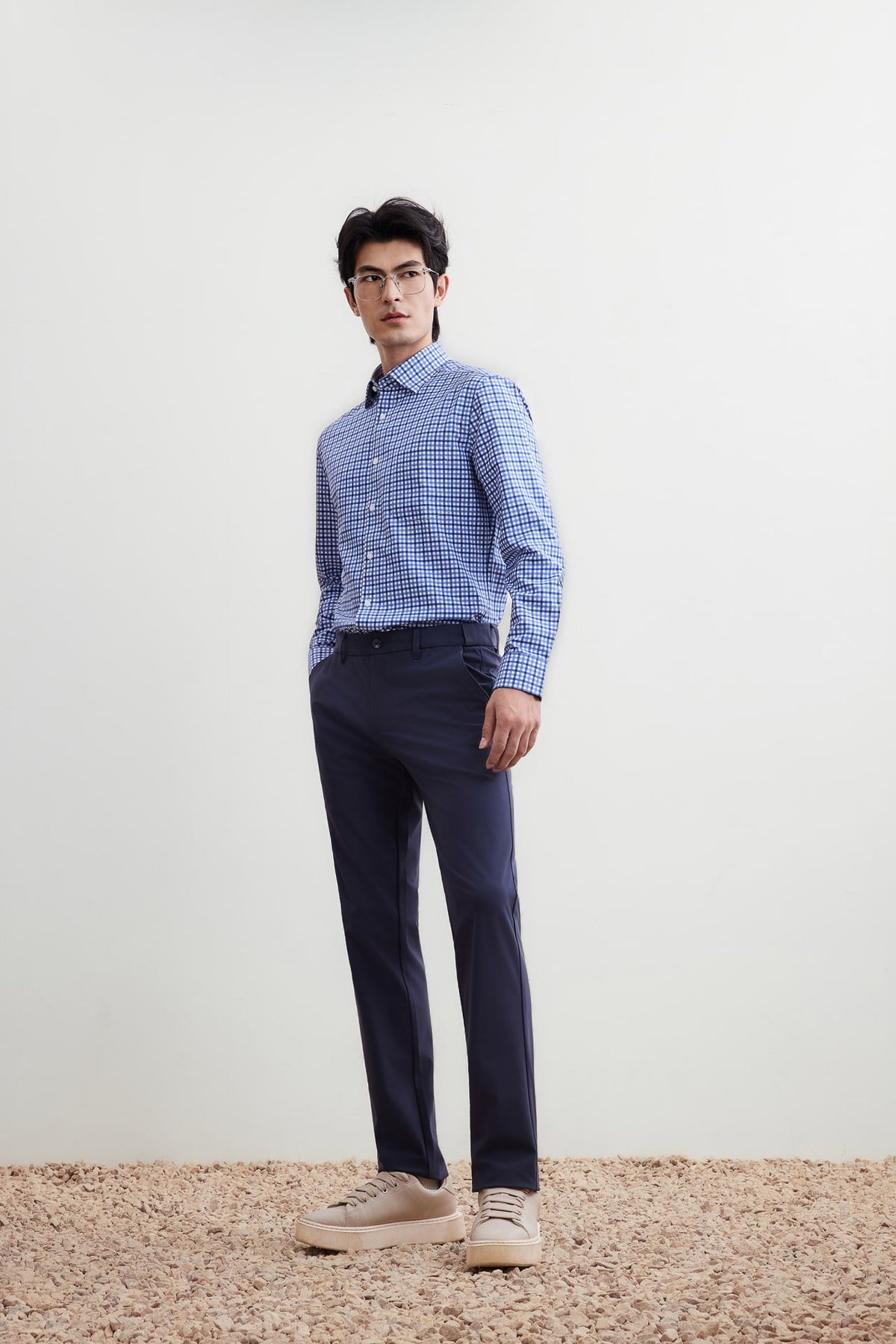 G2000 Shirts Non-Iron Dry Smart Fit Check Shirt