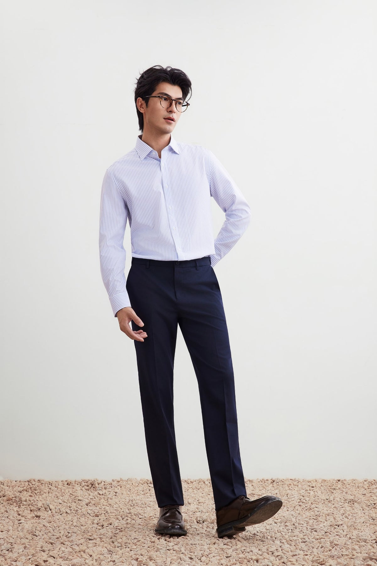 G2000 - Shirts - Non-Iron Dry Smart Fit Stripe Shirt