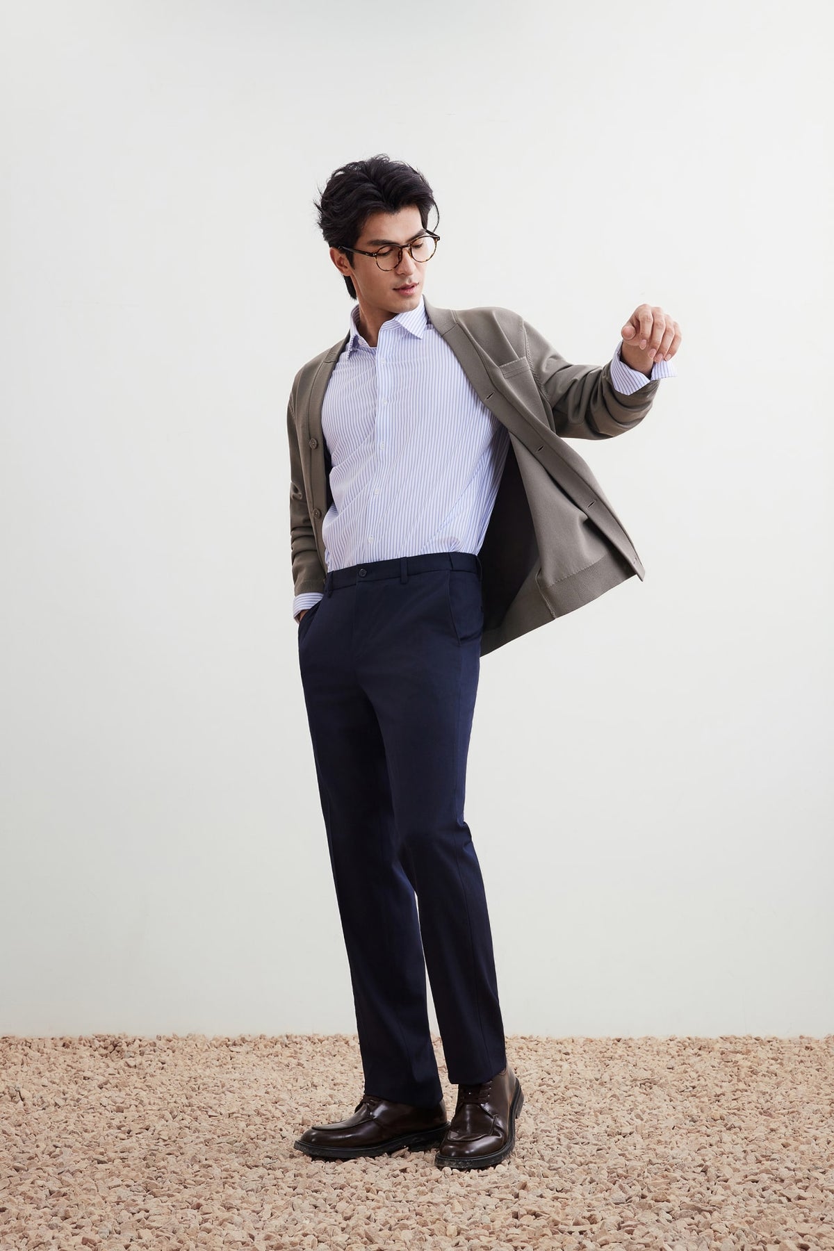 G2000 - Shirts - Non-Iron Dry Smart Fit Stripe Shirt