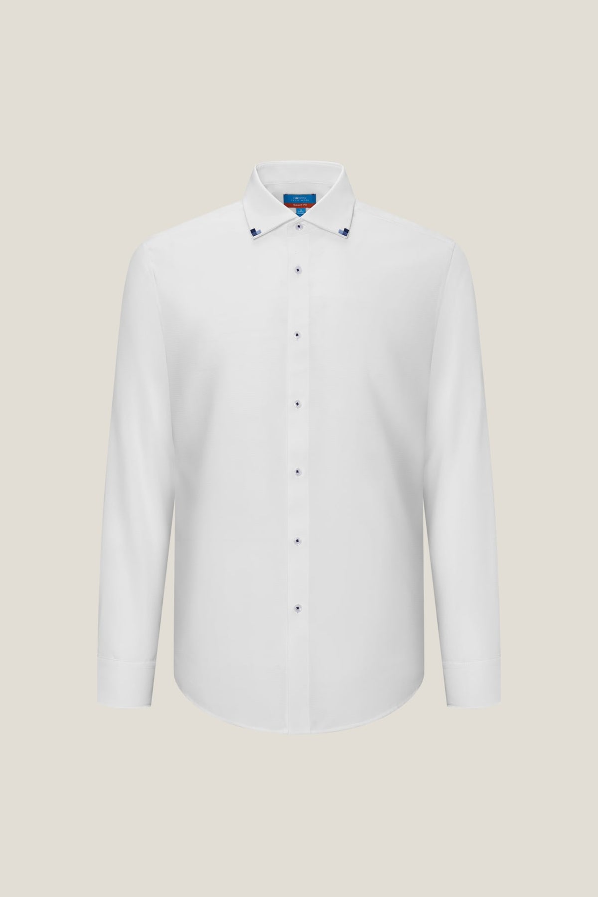 G2000 Shirts Non-Iron Dry Smart Fit Dot Texture Shirt White Smart