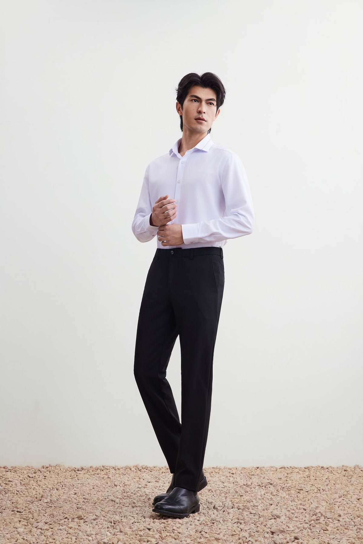 G2000 Shirts Non-Iron Dry Smart Fit Oxford Shirt White Smart