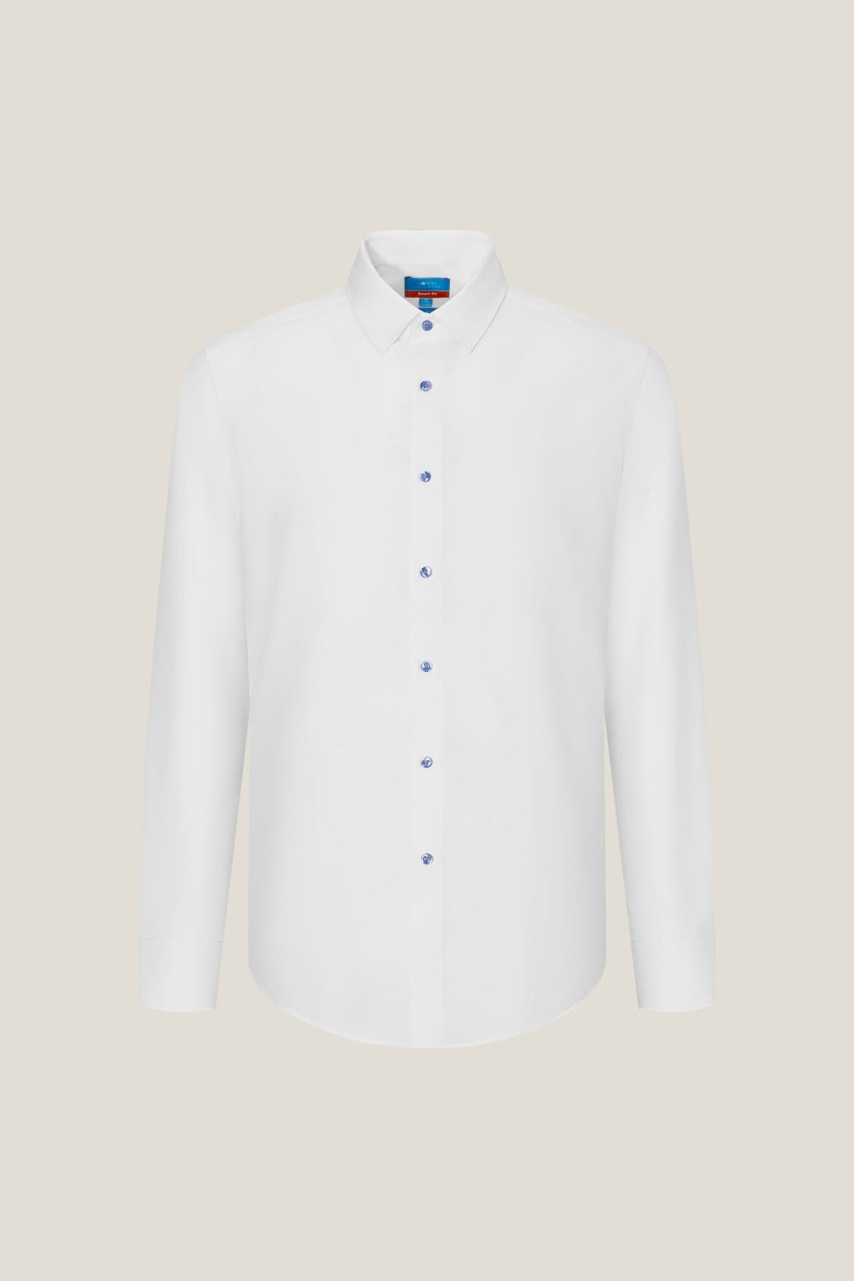 G2000 - Shirts - Non-Iron Dry Stretch Smart Fit Poplin Shirt - White - Smart