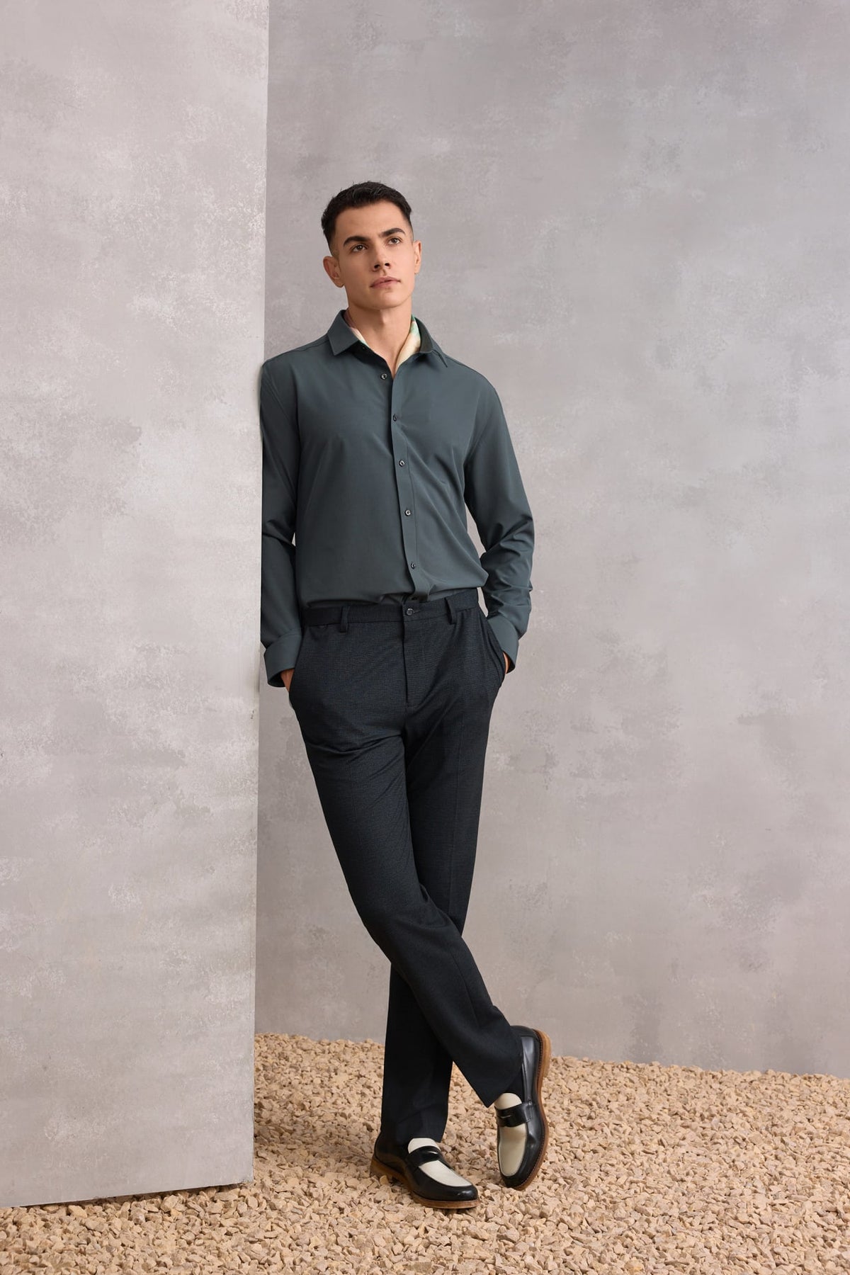 G2000 - Shirts - Non-Iron Dry Stretch Smart Fit Poplin Shirt