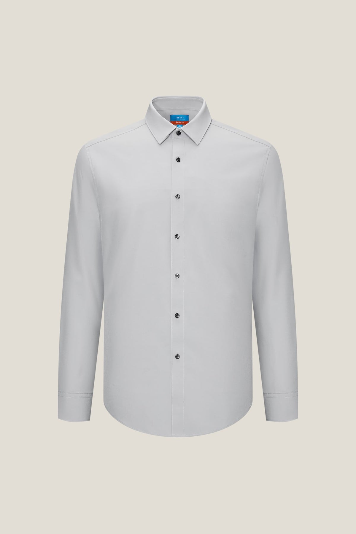 G2000 - Shirts - Non-Iron Dry Stretch Smart Fit Poplin Shirt - Frost Gray - Smart